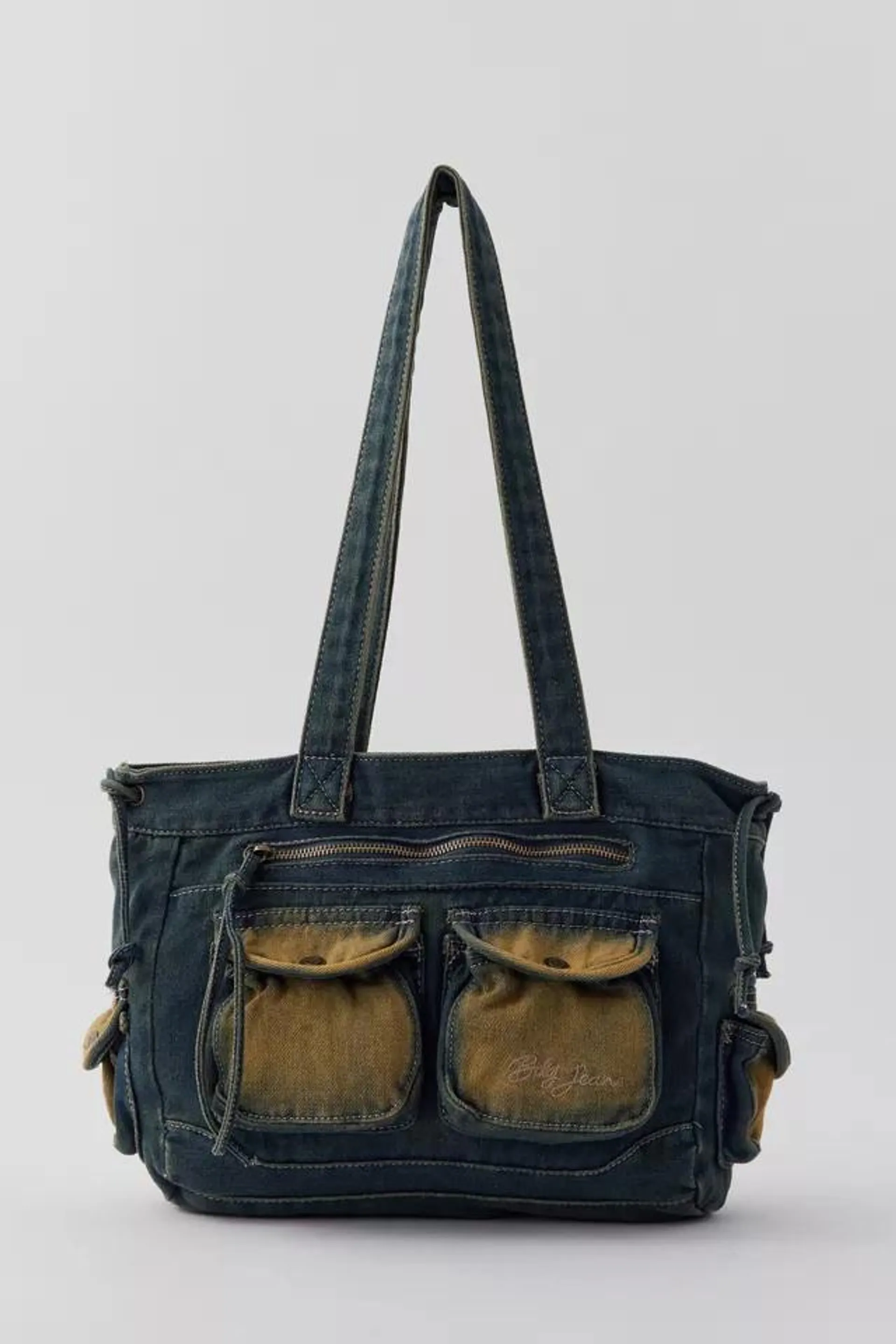 BDG Y2K Denim Pocket Tote Bag