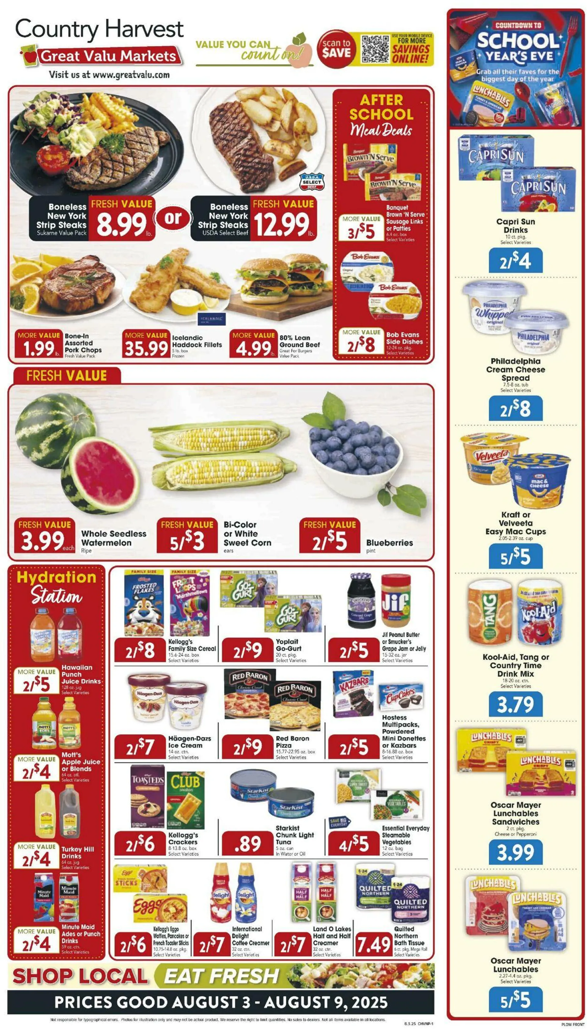 Weekly ad Farm Fresh from August 3 to August 9 2025 - Page 1