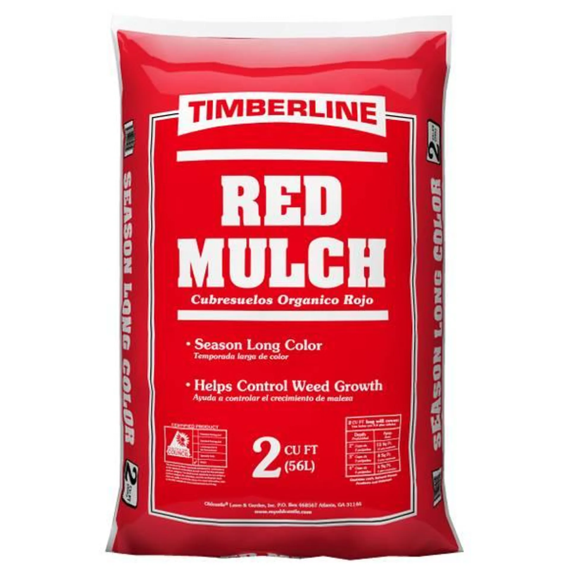 2 cu. ft. Red Mulch