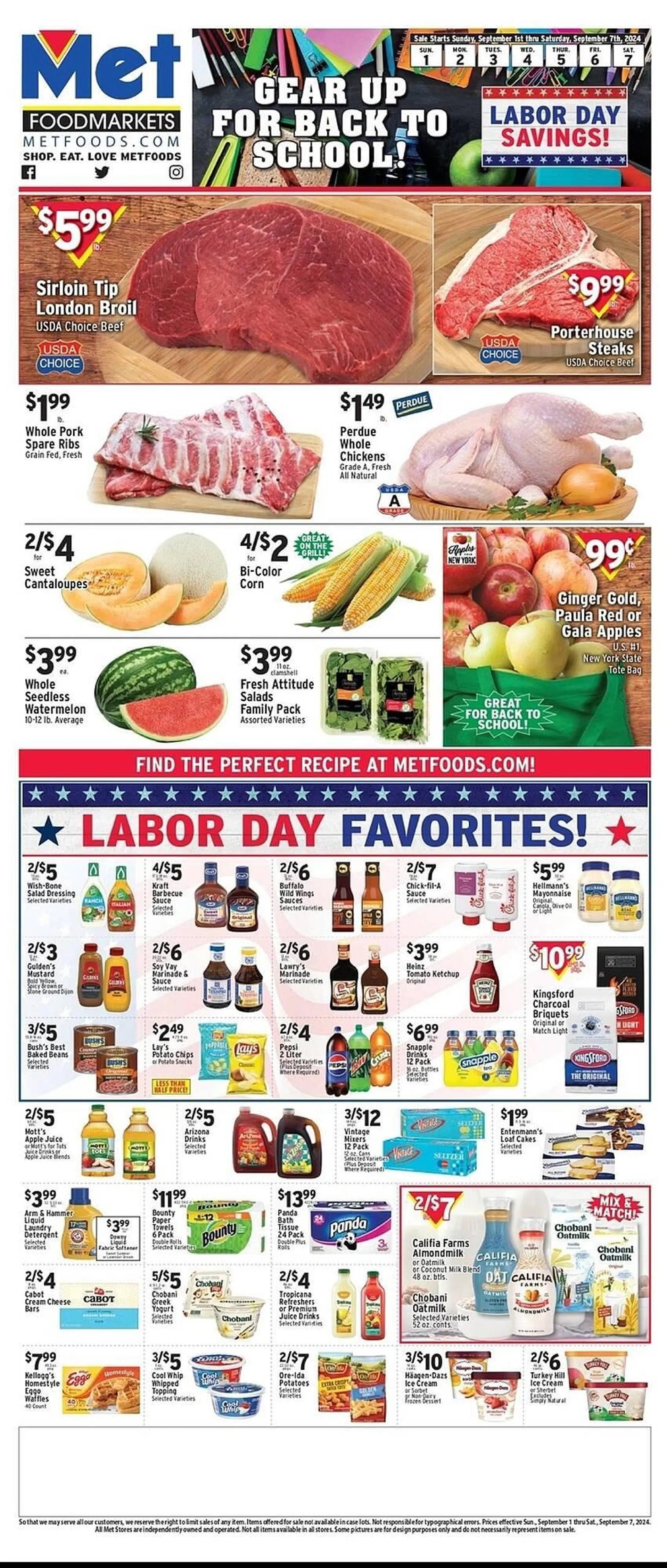 Met Foodmarkets Weekly Ad - 1