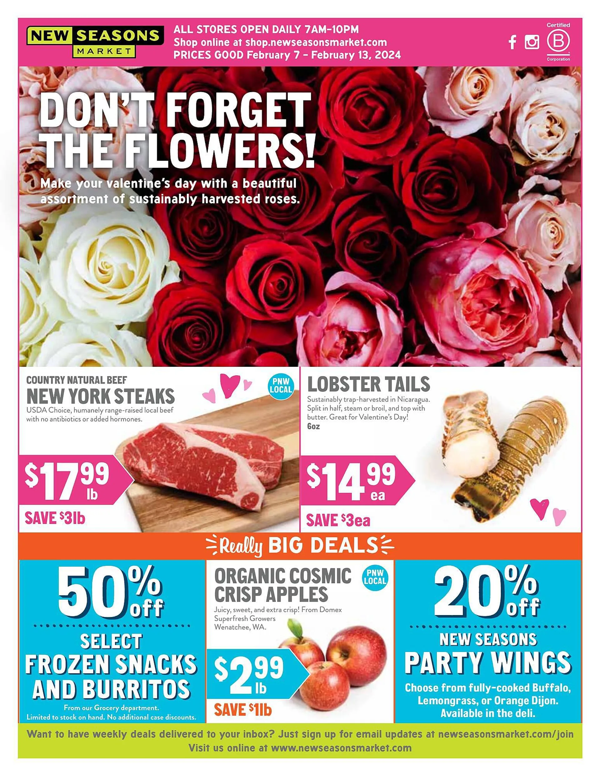 Weekly ad New Seasons Market ad from February 7 to February 13 2024 - Page 