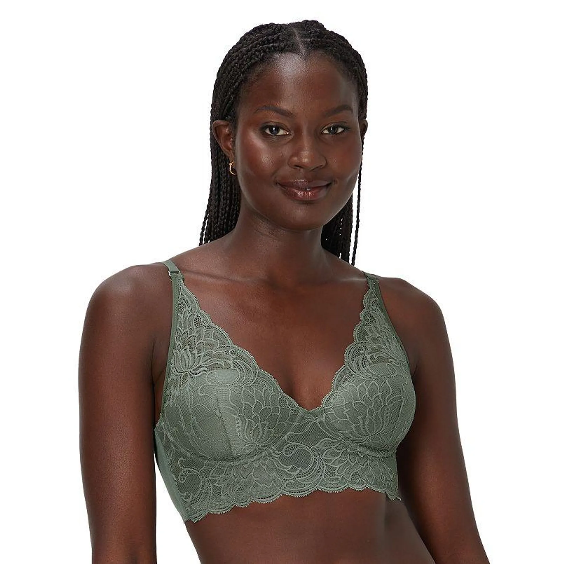 Maidenform® Lightly Lined Convertible Lace Bralette DM1188