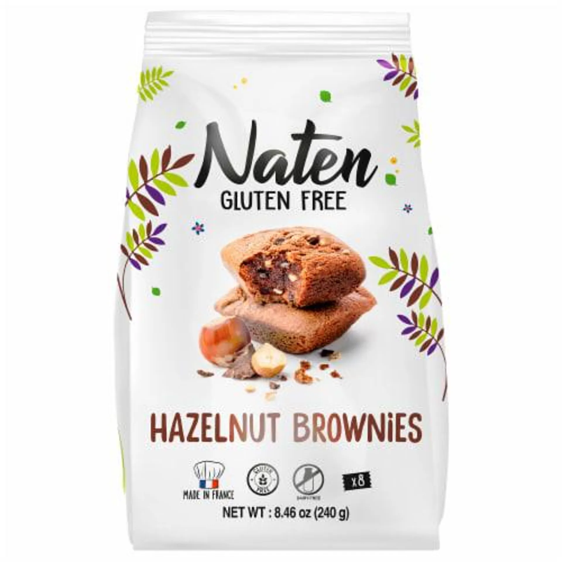 Naten Gluten Free Hazelnut Brownies