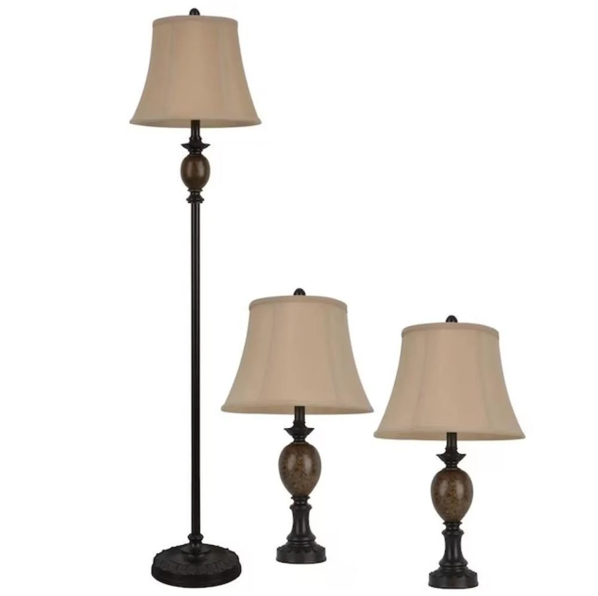 Decor Therapy Mae Traditional Lamp Set 3-Pack