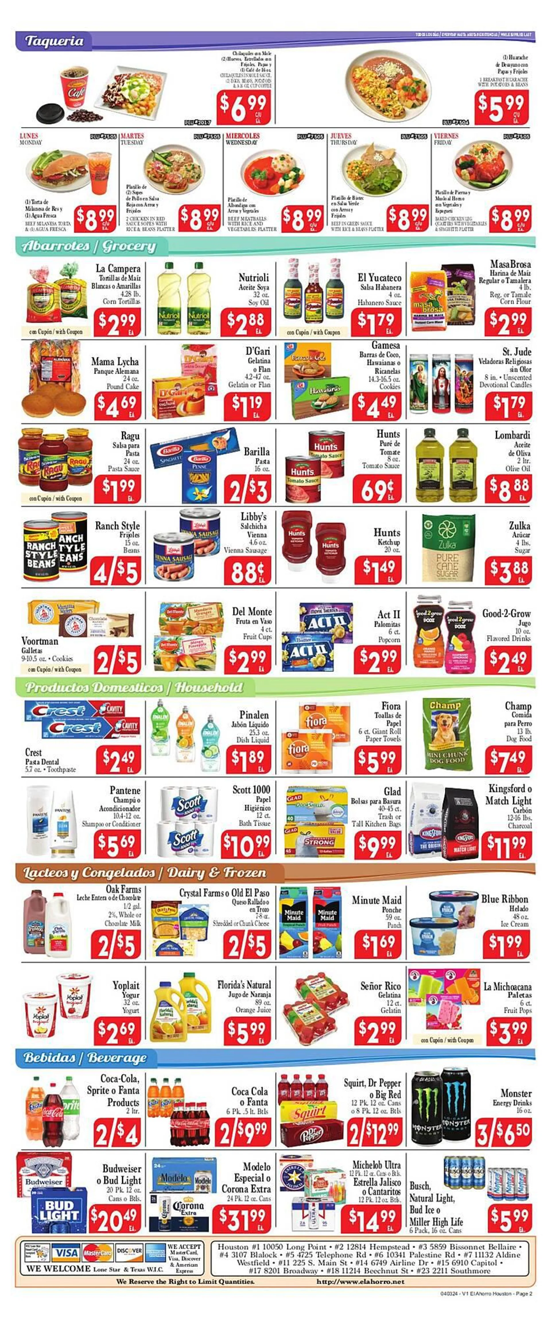 Weekly ad El Ahorro Weekly Ad from April 3 to April 9 2024 - Page 2