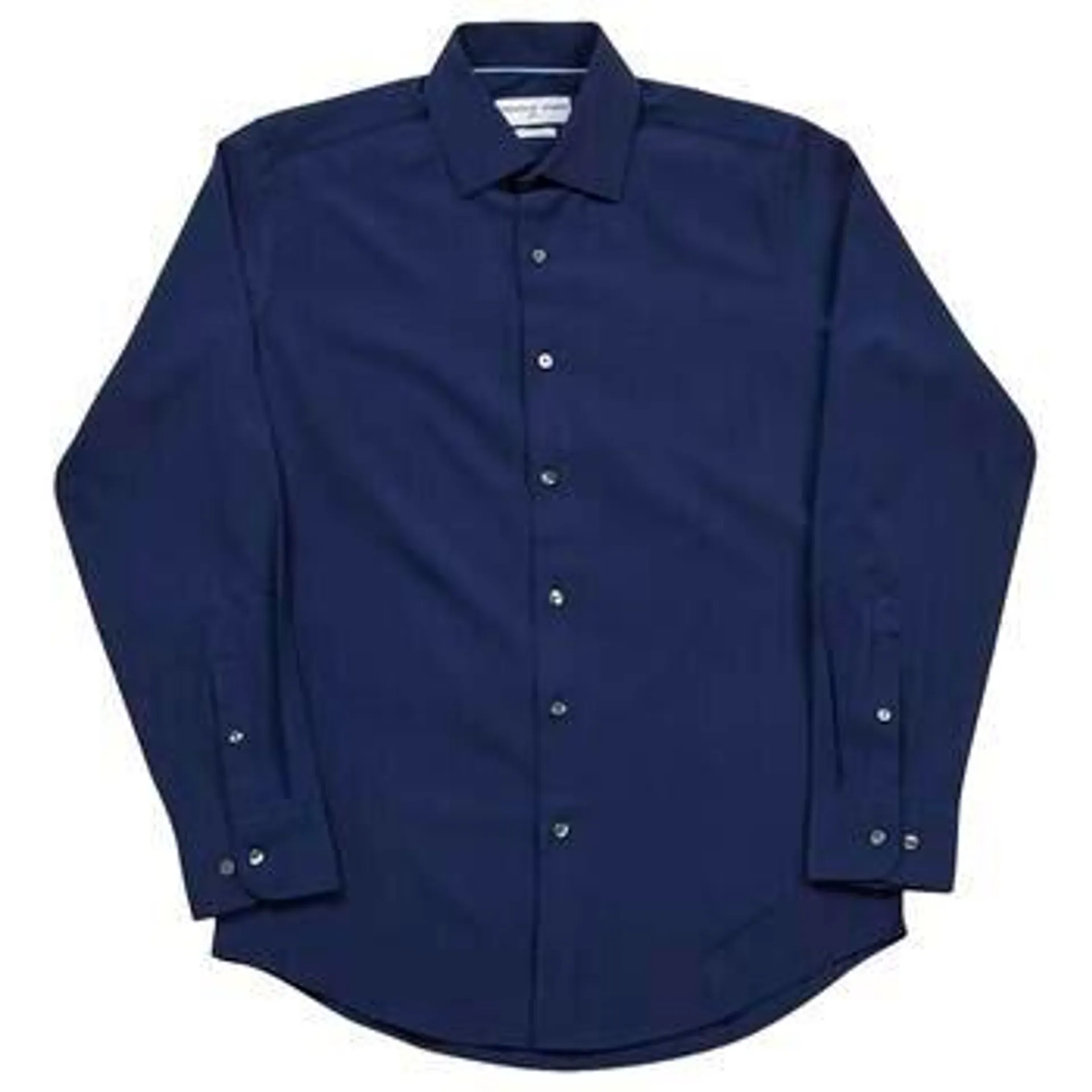 Mens Christian Aujard Fitted Dress Shirt - Blue