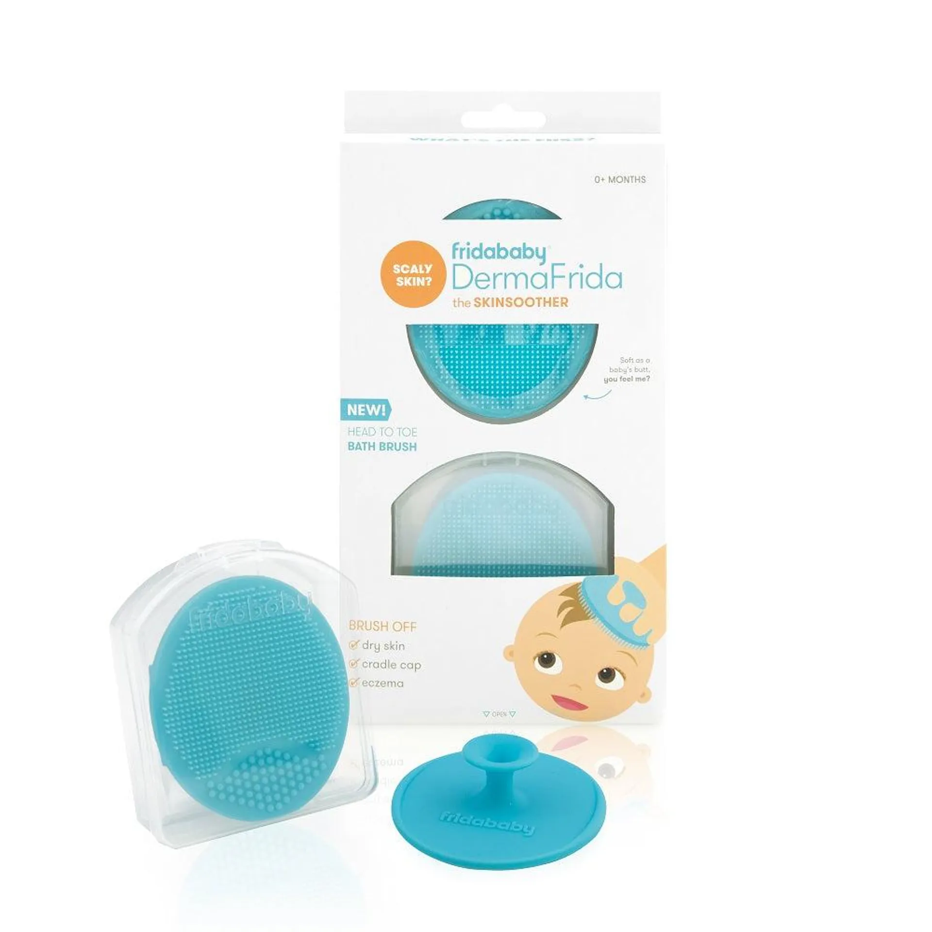 Frida Baby DermaFrida The SkinSoother Baby Bath Silicone Brush