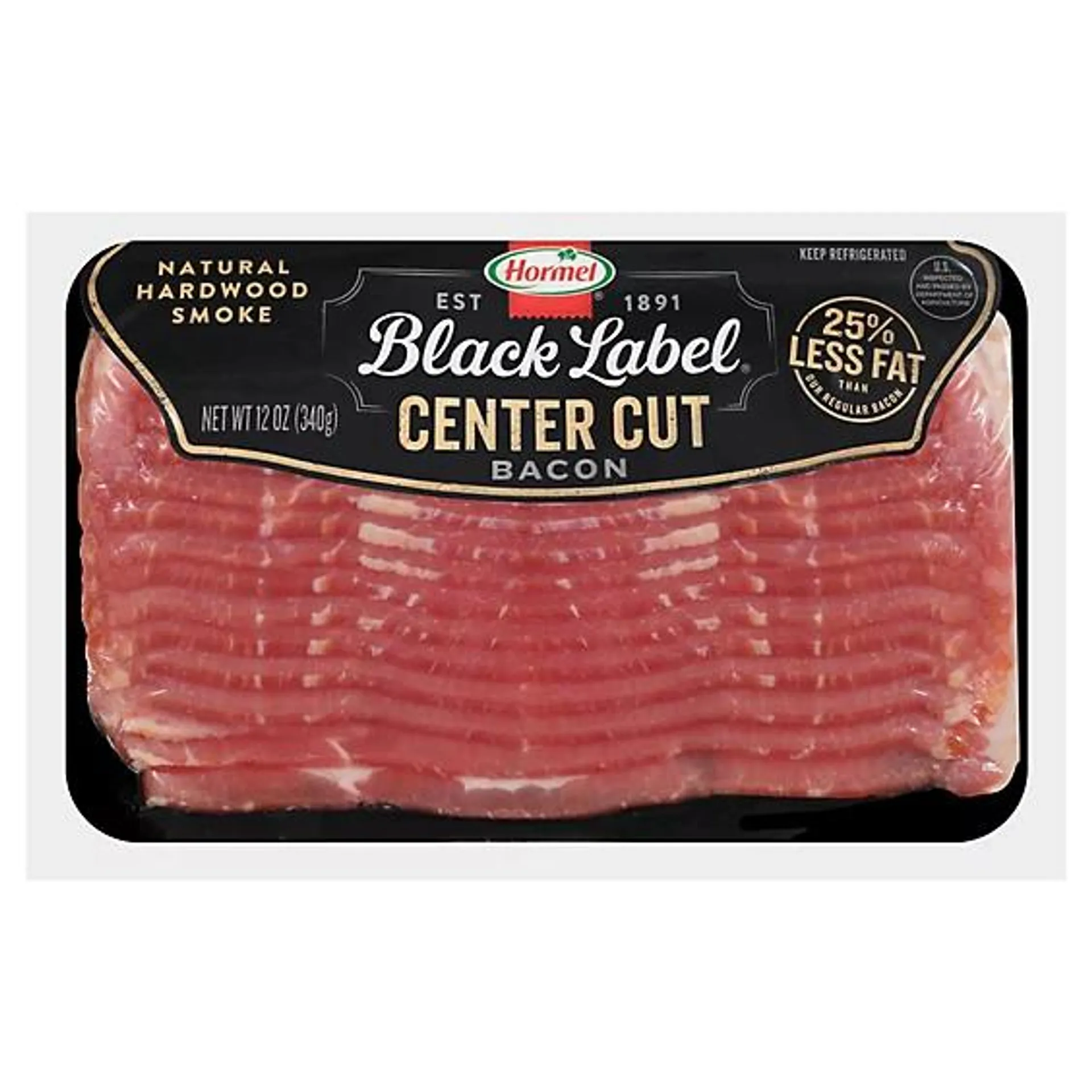 Hormel Black Label Center Cut Bacon - 12 Oz