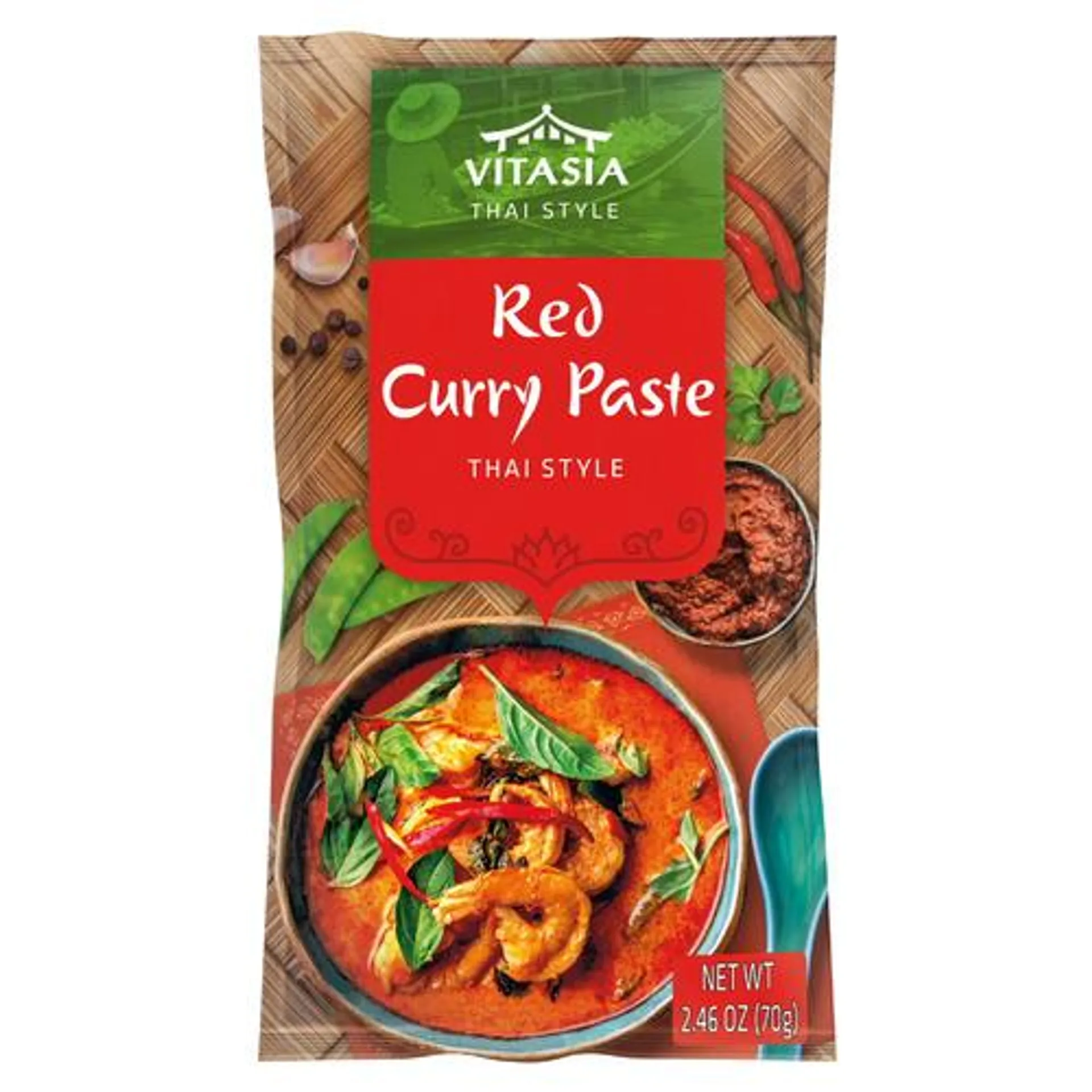 Thai style red curry paste