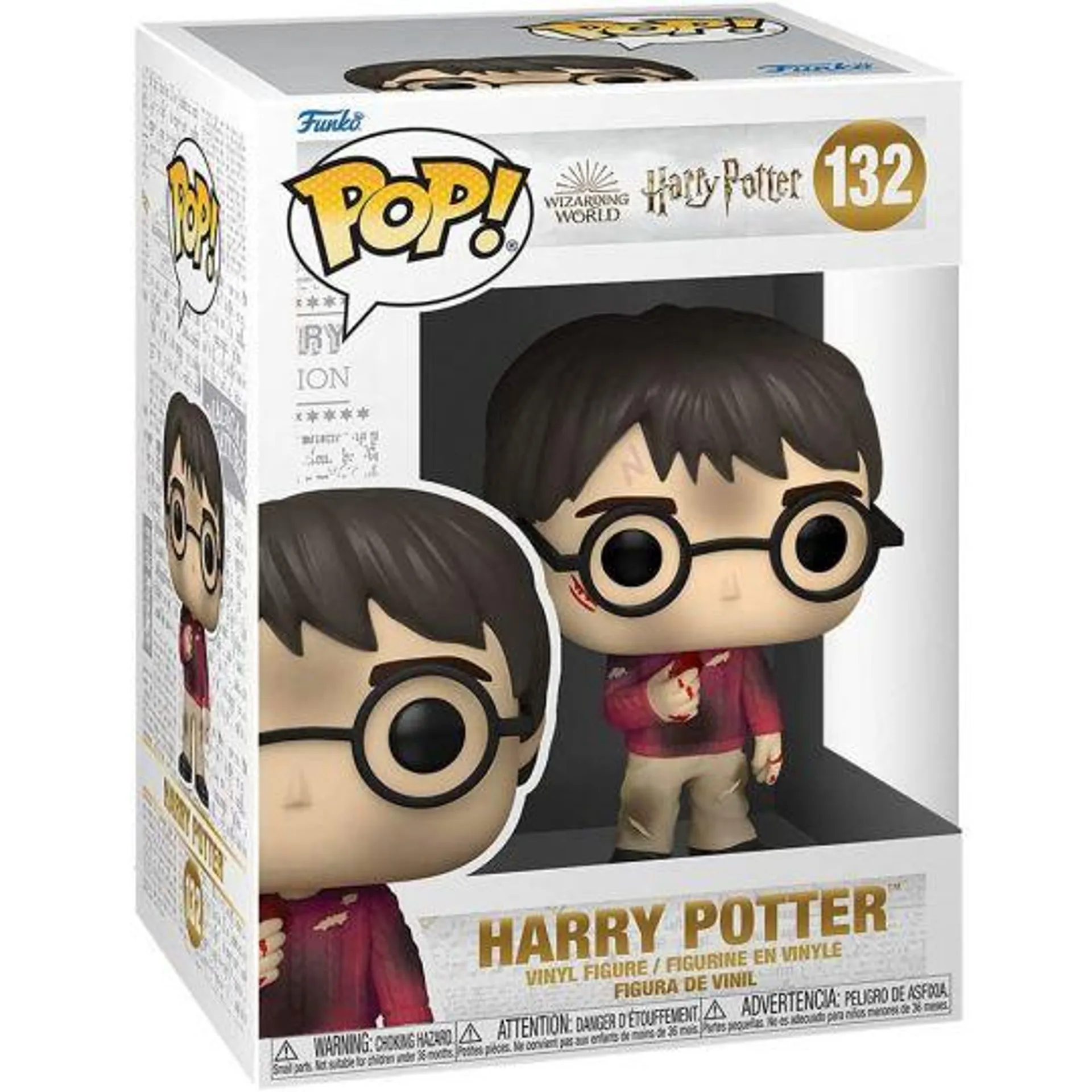 Funko POP! Harry Potter 20th Anniversary S12 Vinyl Figure - HARRY POTTER w/ Stone #132