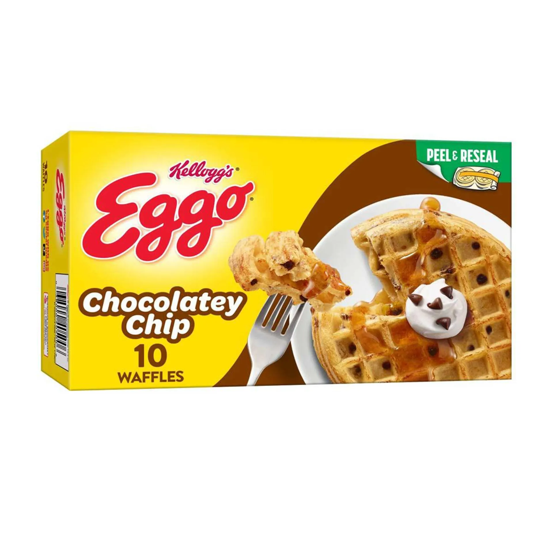 Kellogg's Eggo Waffles Chocolatey Chip - 10 Ct, 12 Oz