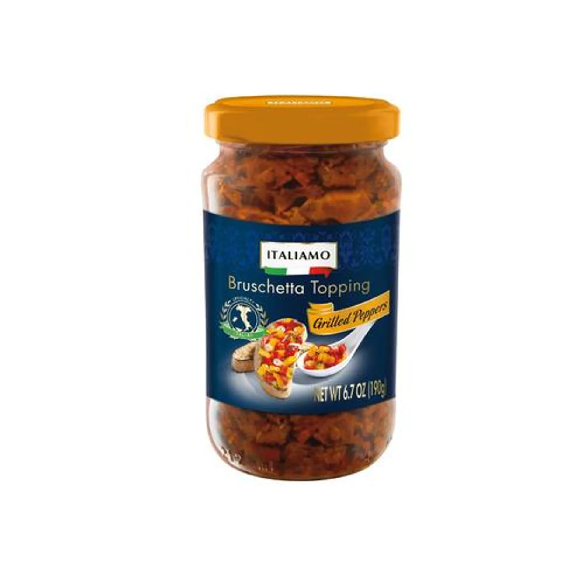 Italiamo bruschetta spread, grilled peppers