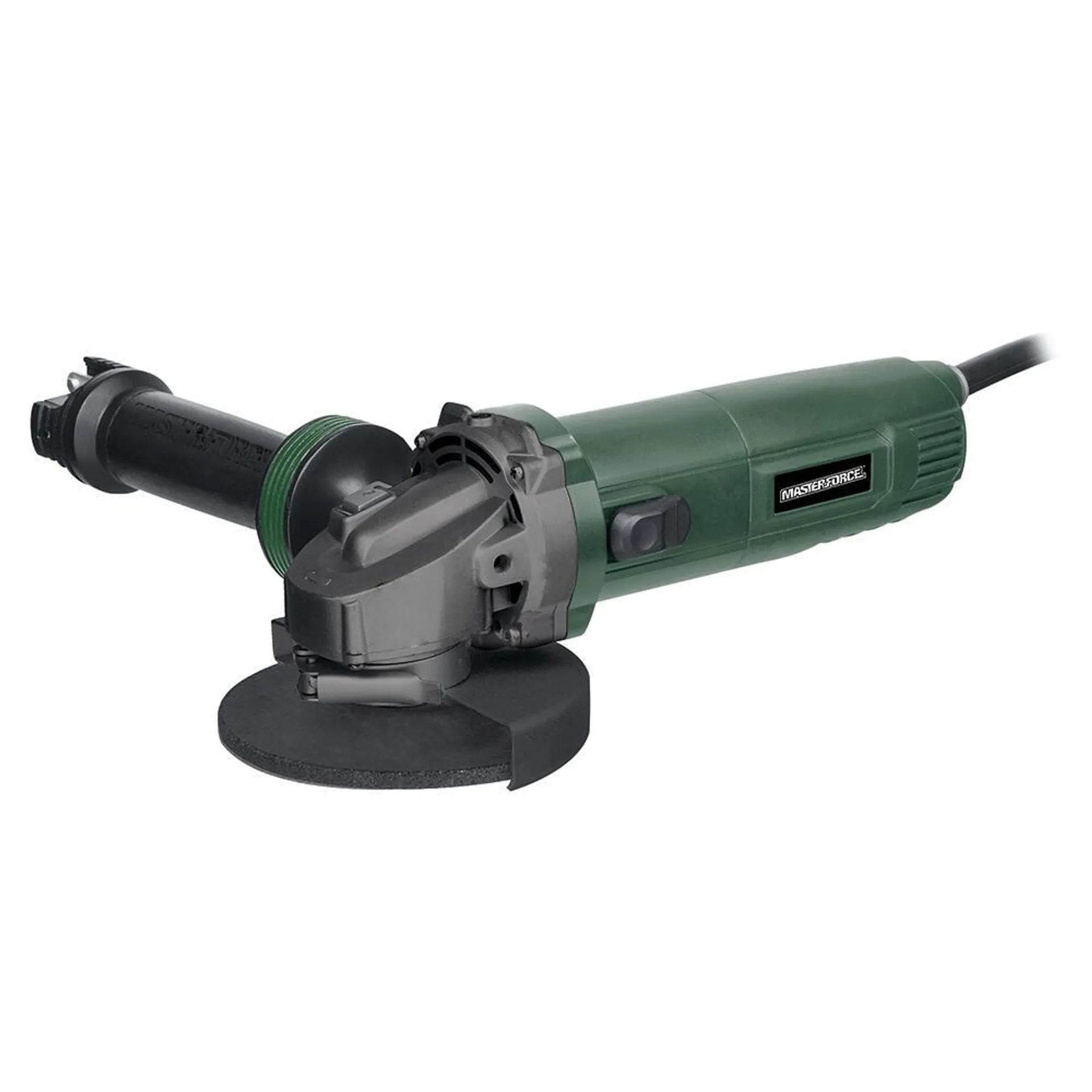 Masterforce® 8-Amp Corded 4-1/2" Slide Switch Angle Grinder