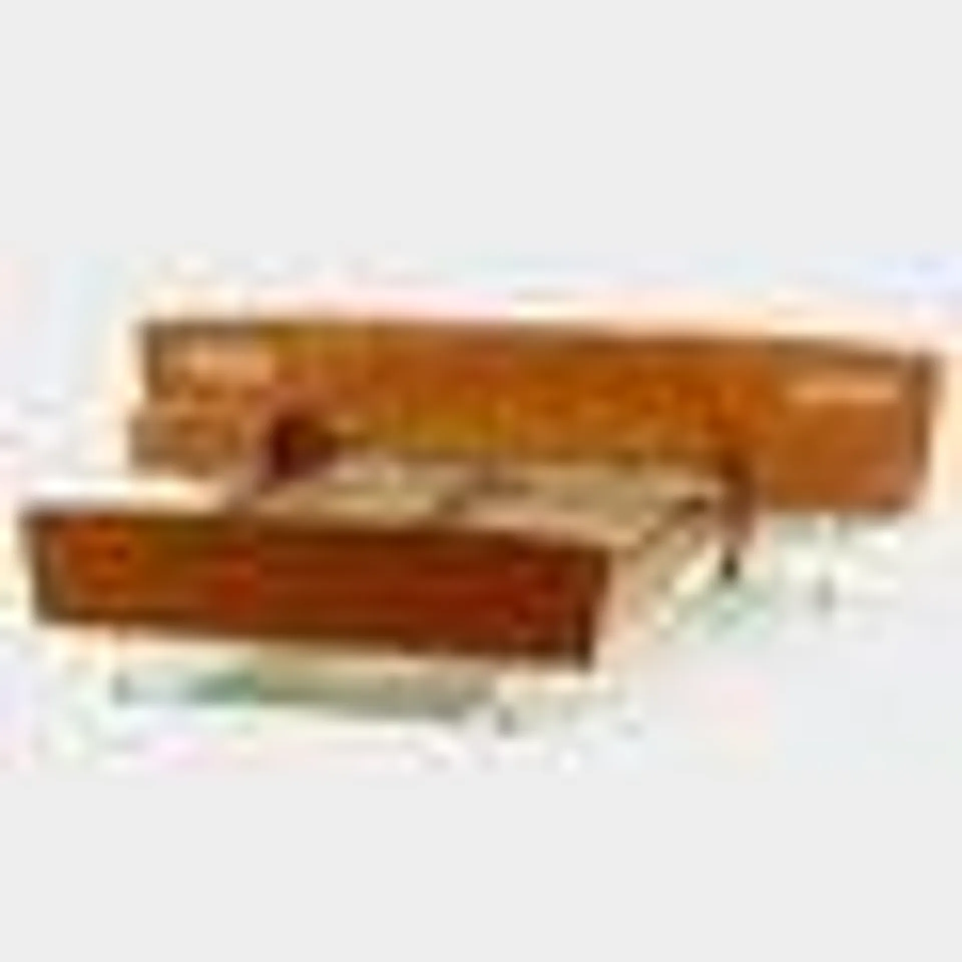 Mid-Century Modern Italian Teak Double Bed with Two Nightstands, 1960s