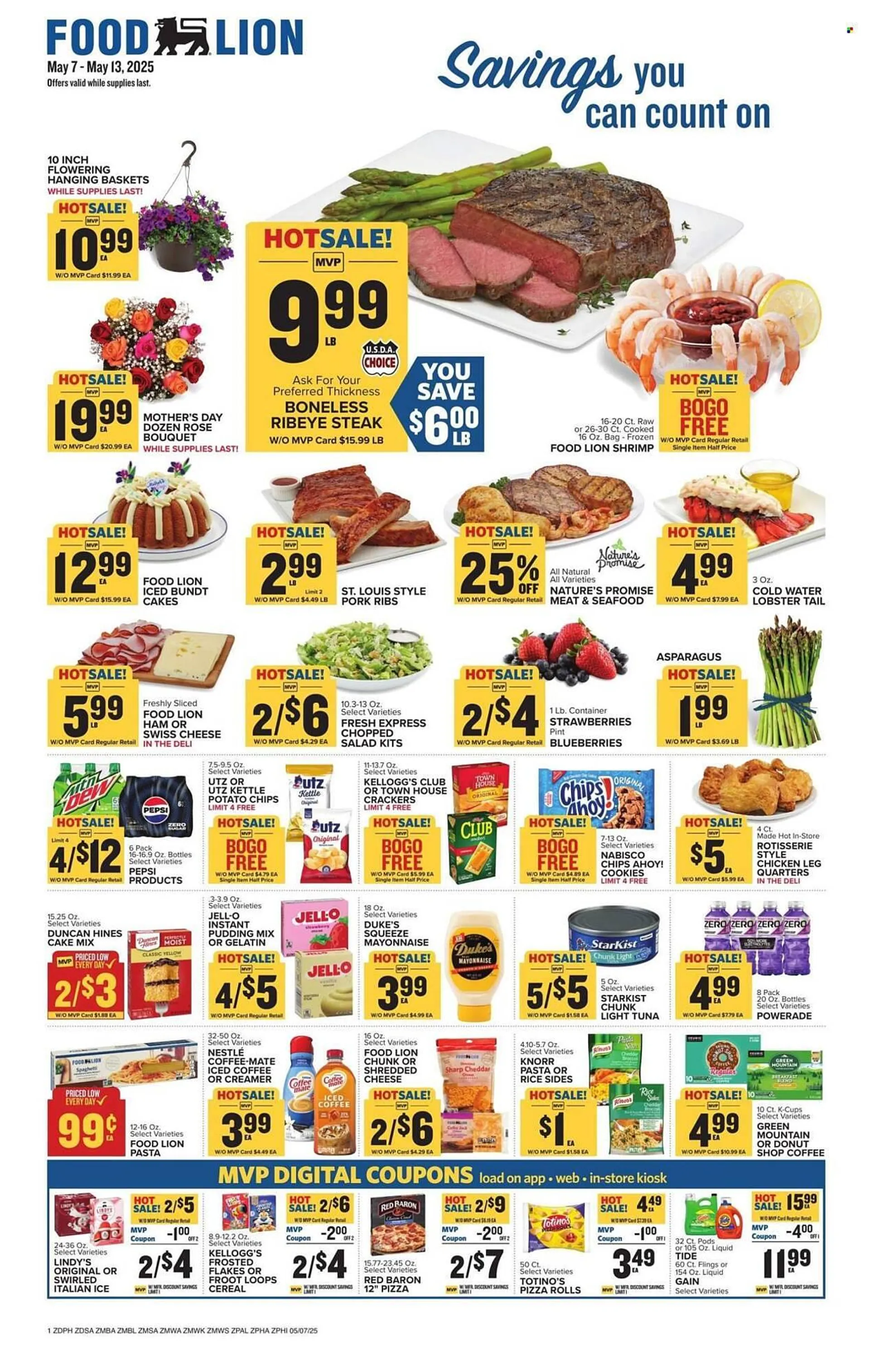 Weekly ad Food Lion Weekly Ad from May 7 to May 13 2025 - Page 1