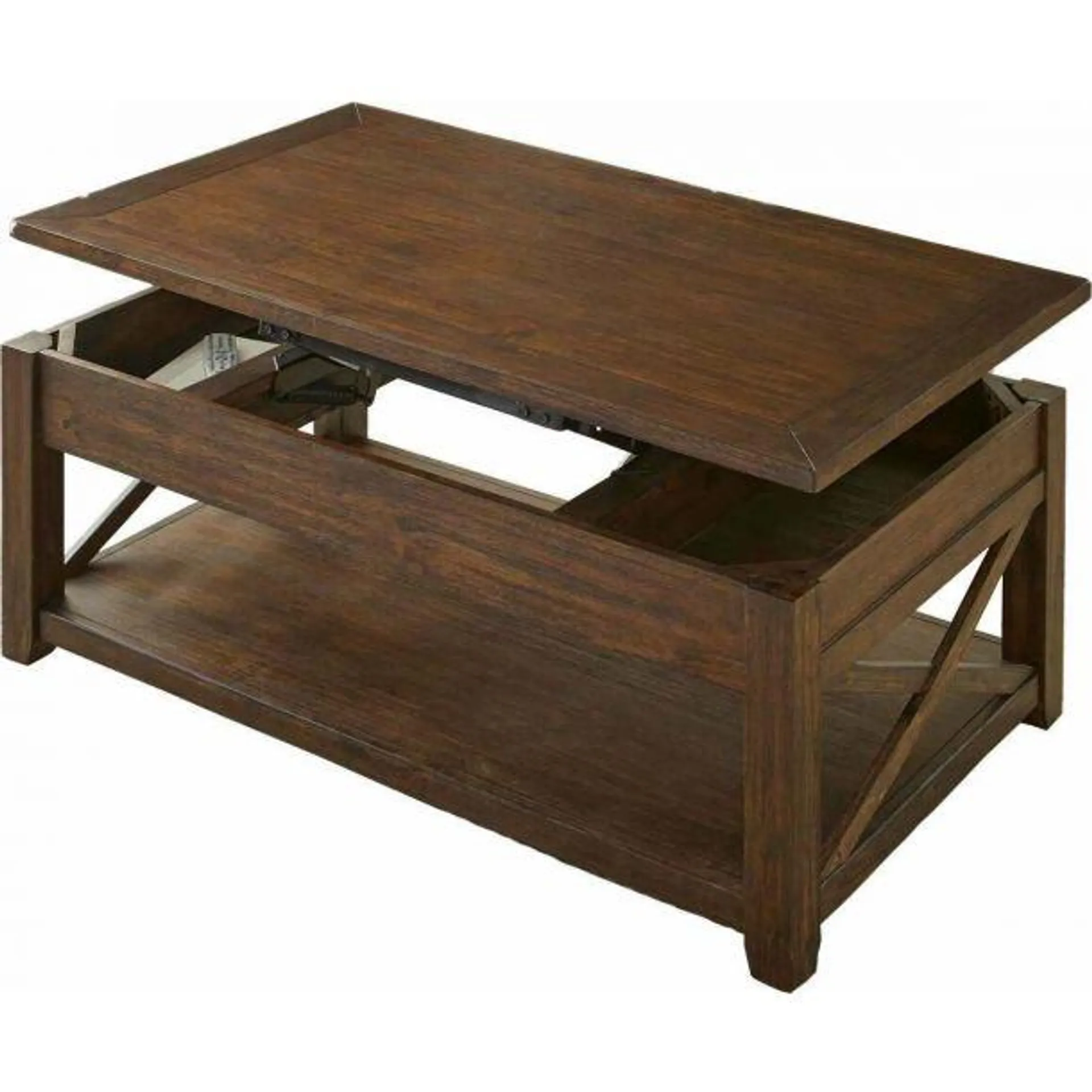 Lenka 48" Lift-Top Cocktail Table by Steve Silver Company - Brown