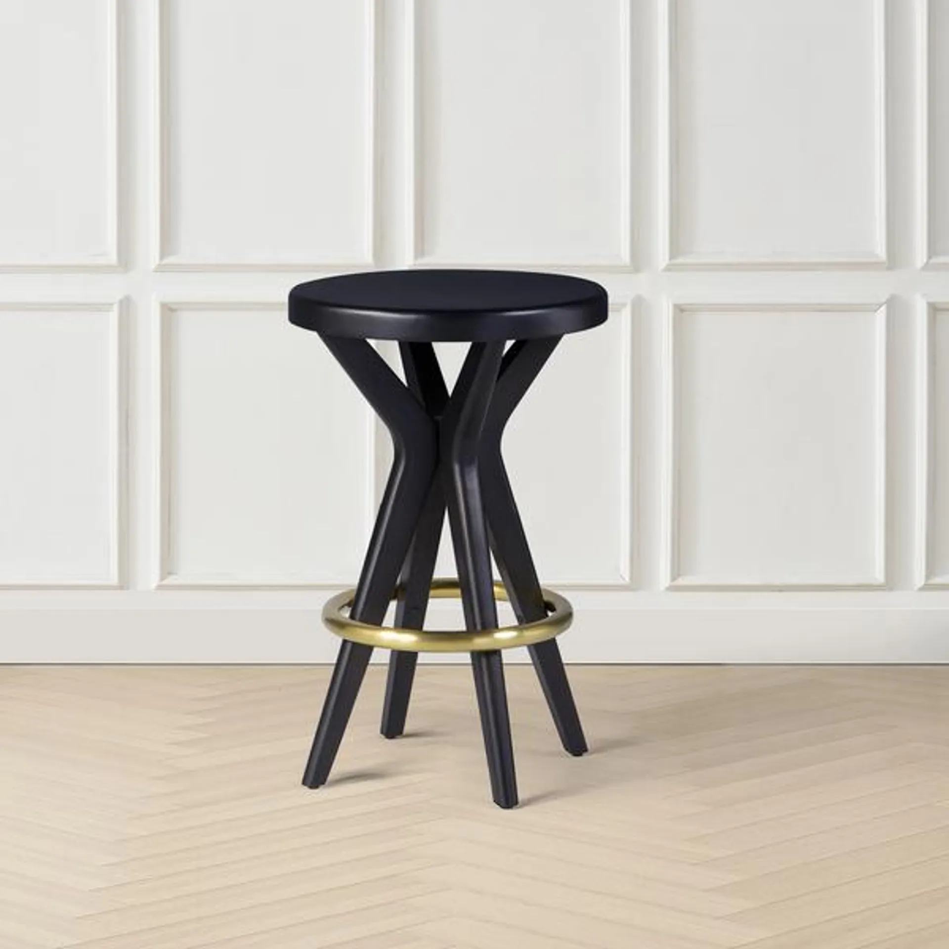 Rolston Counter Stool - Black Gold