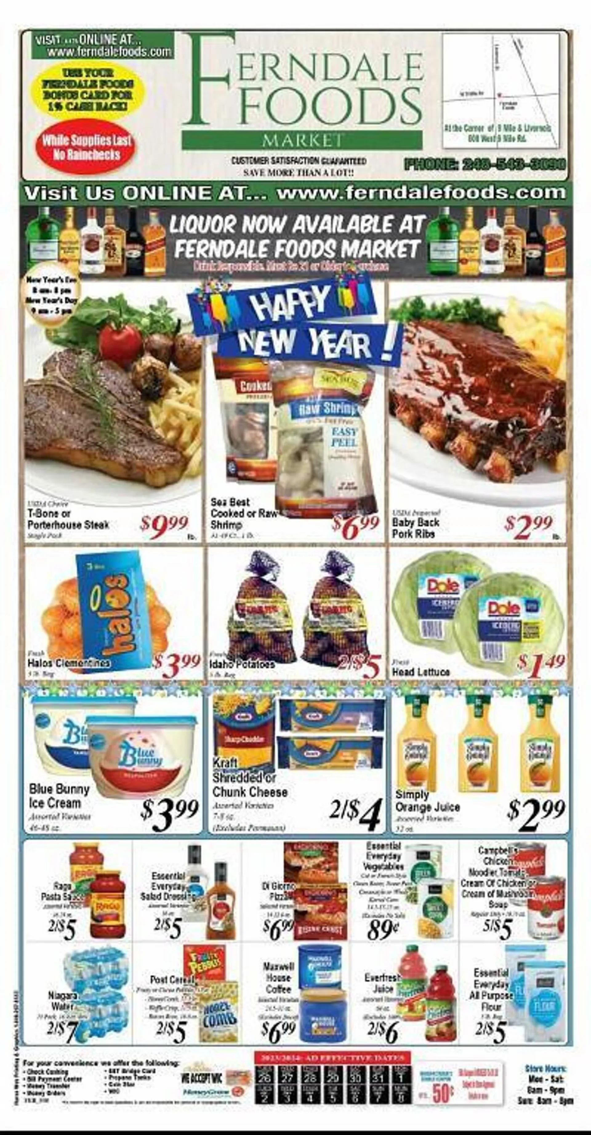 Weekly ad Ferndale Foods Weekly Ad from December 26 to January 8 2024 - Page 1