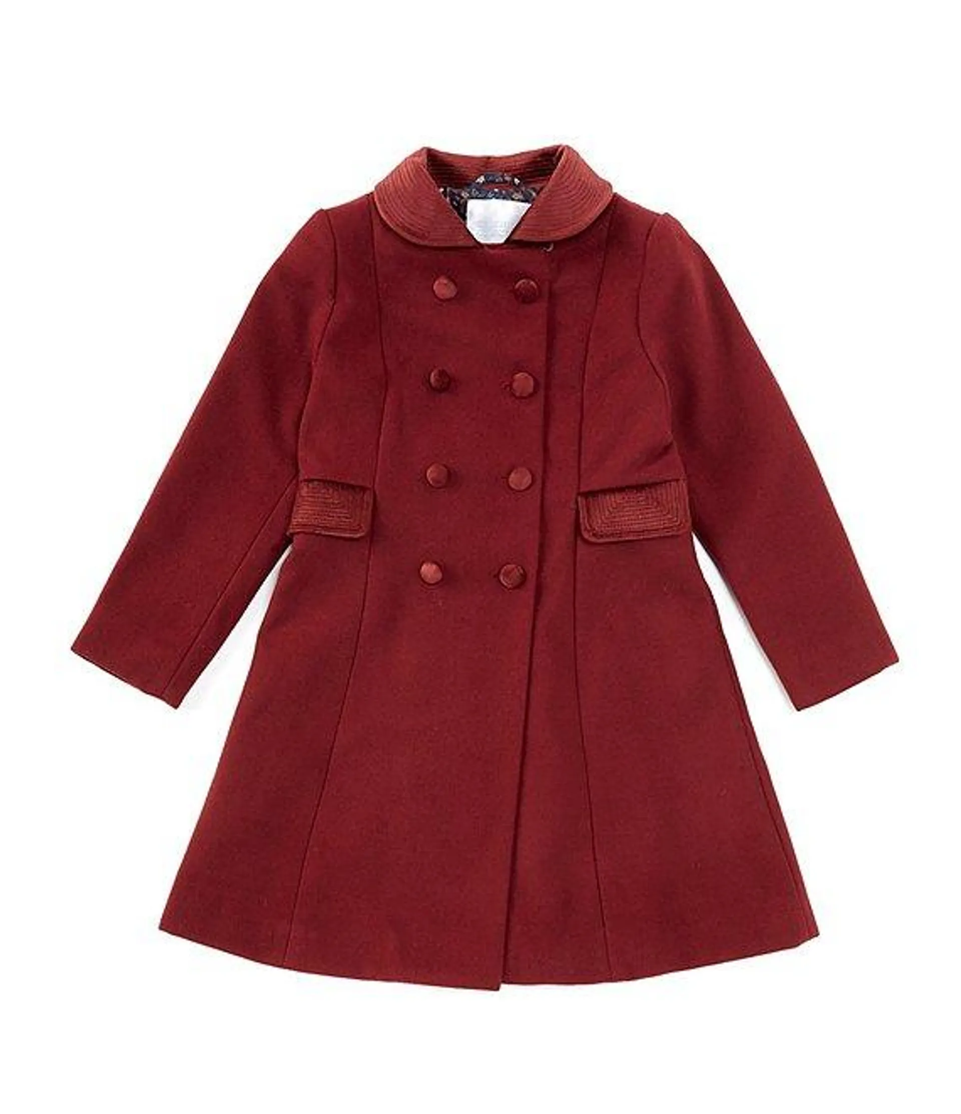 Baby Girls 12-24 Months Peter Pan Collar Peacoat