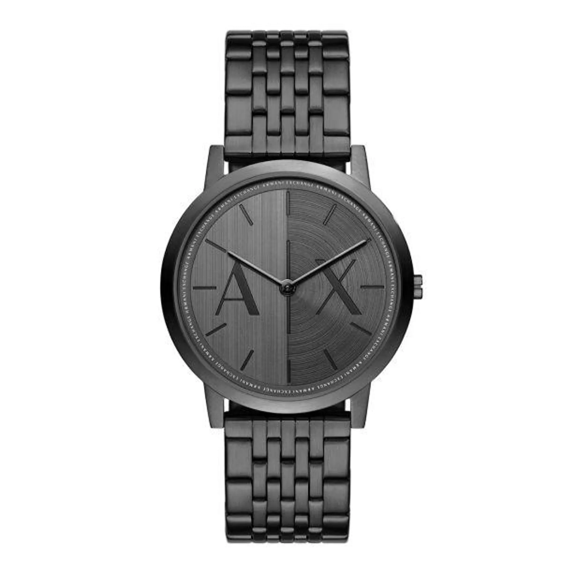 Armani Exchange Men's 40mm Two-Hand Bracelet Watch - Black