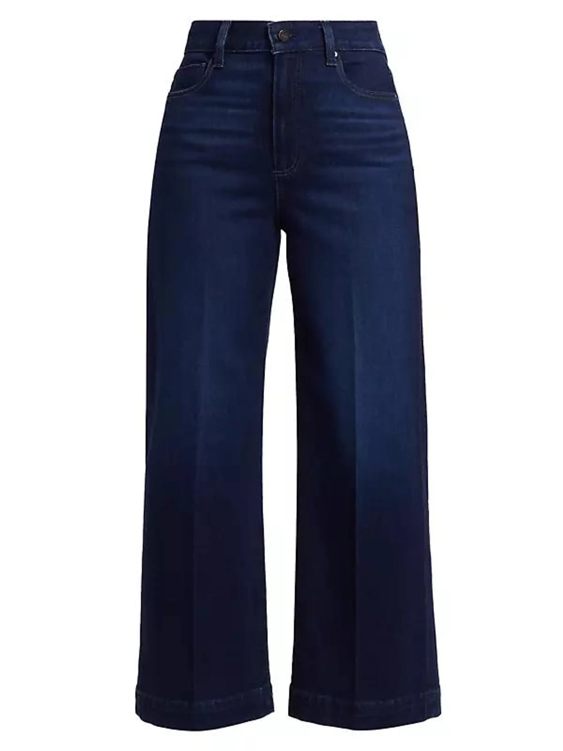 Anessa Stretch-Denim High-Rise Crop Jeans