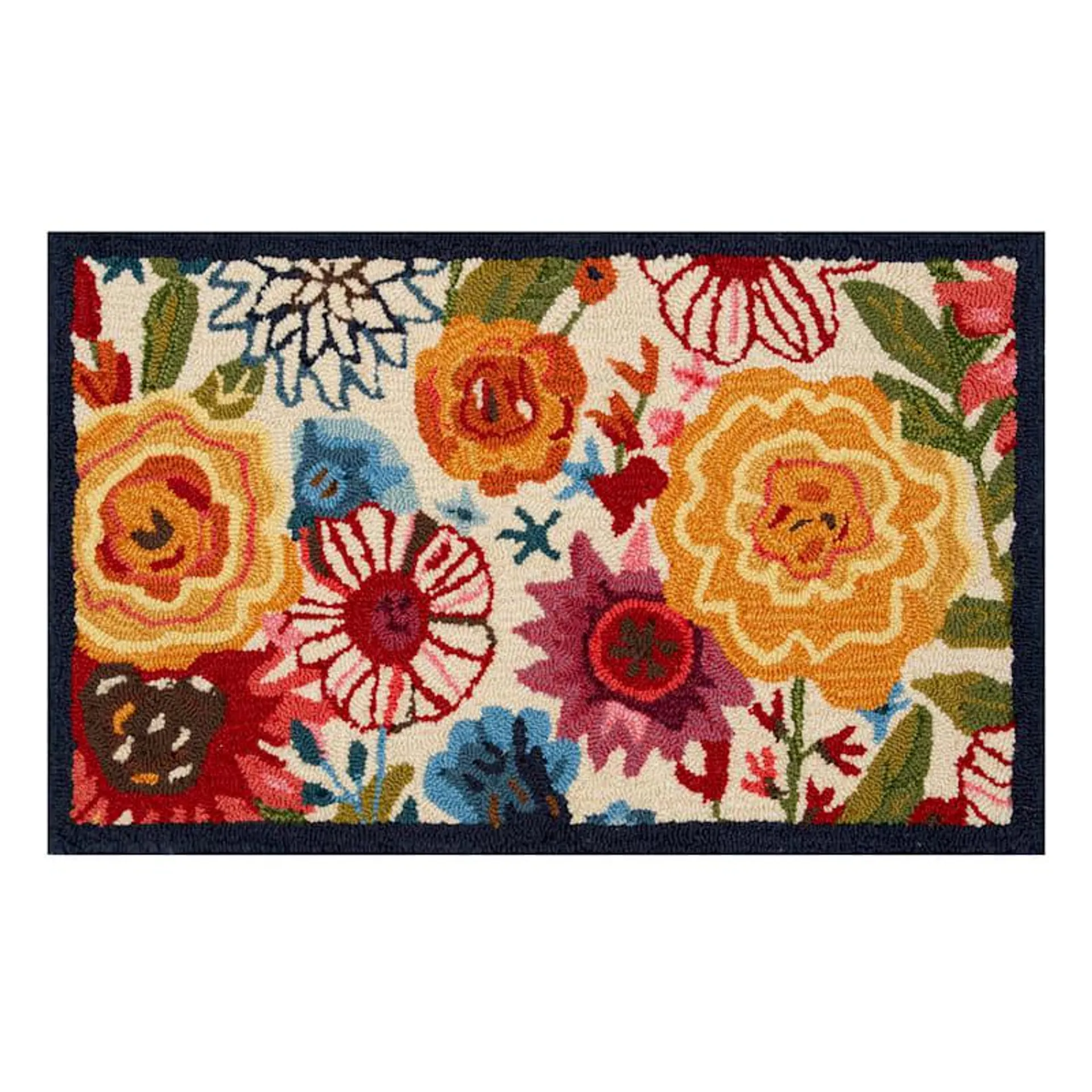 Verona Floral Multicolor Kitchen Mat, 18x30