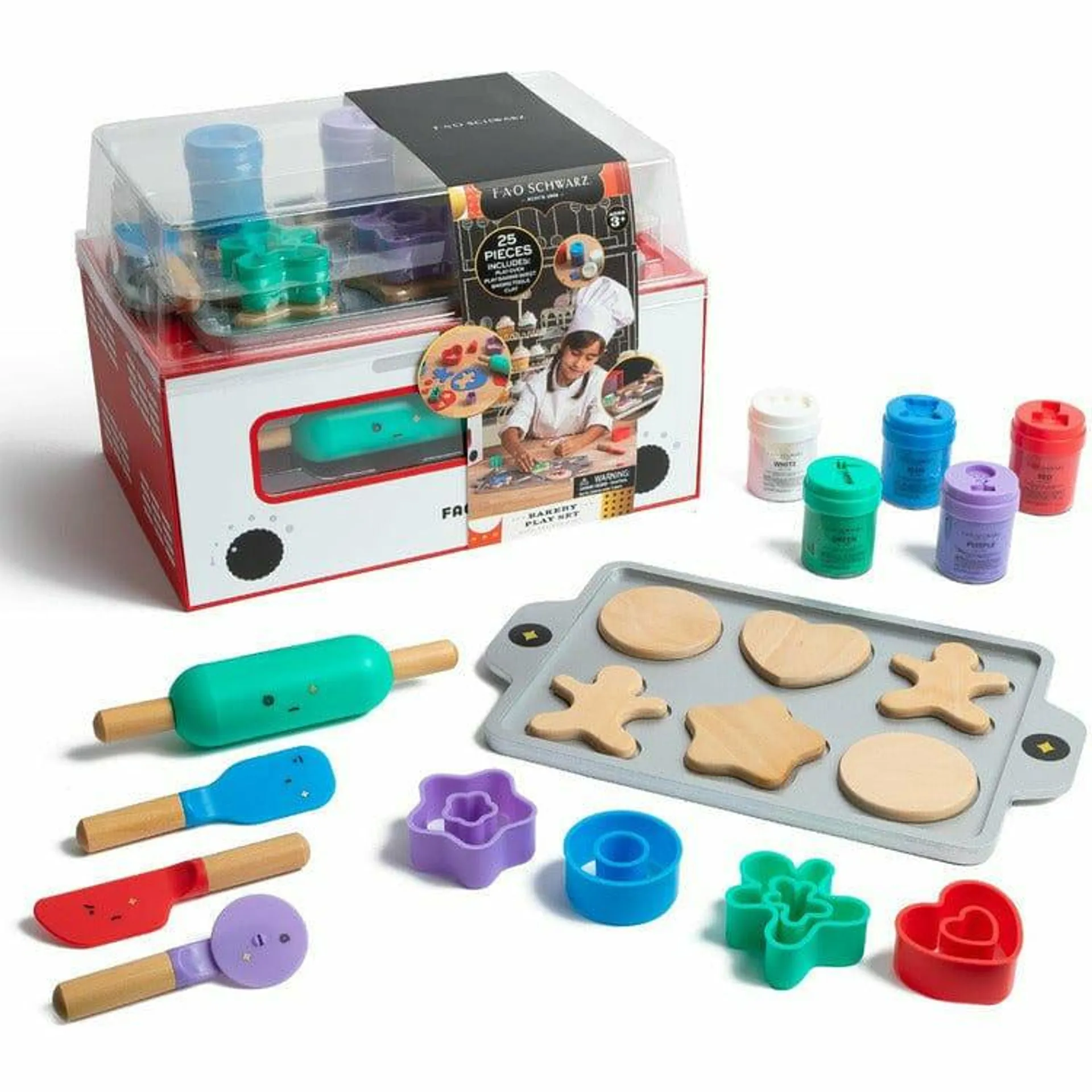 Wooden Pretend Play Baking Set