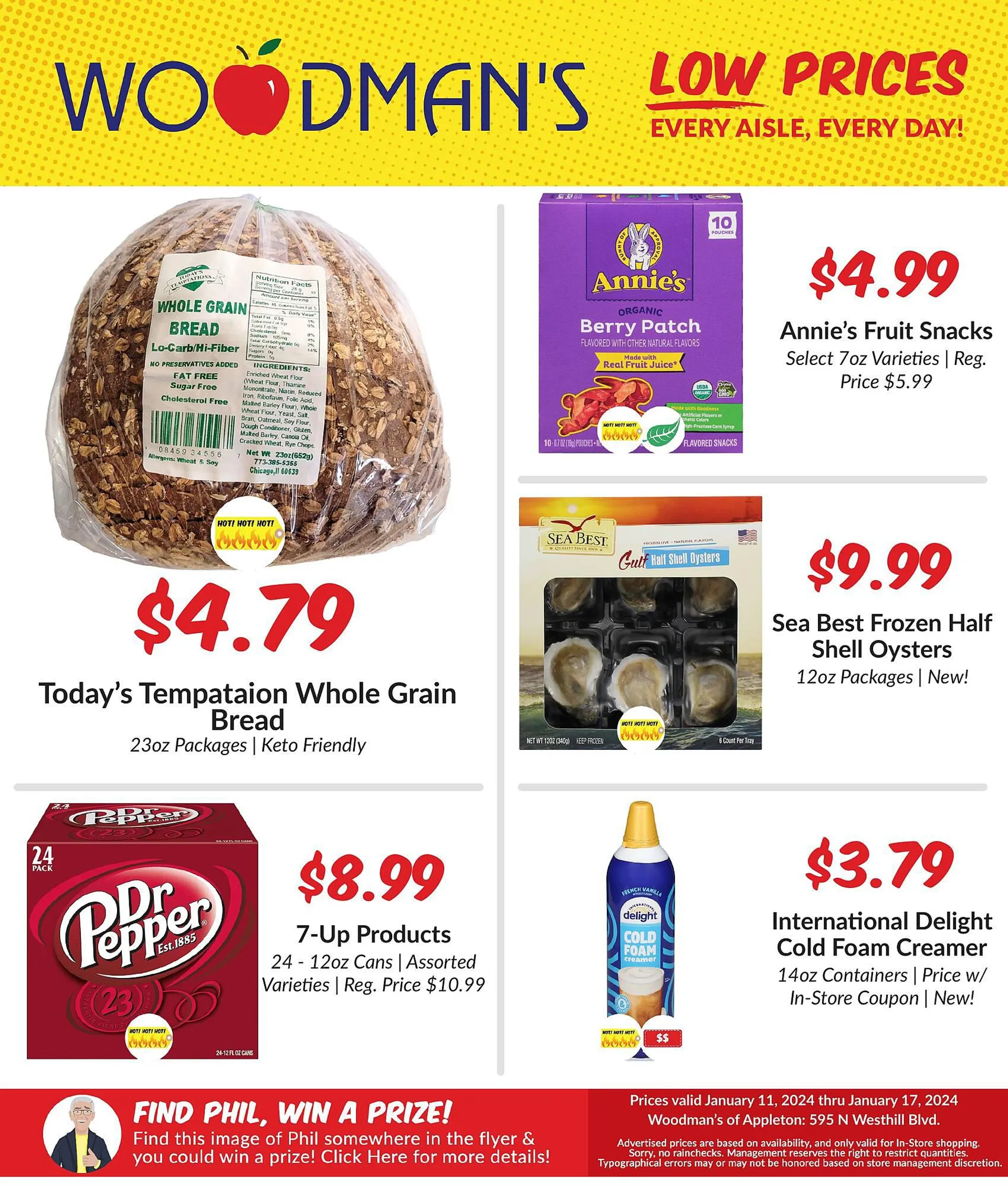 Weekly ad Woodman's Weekly Ad from January 11 to January 17 2025 - Page 1