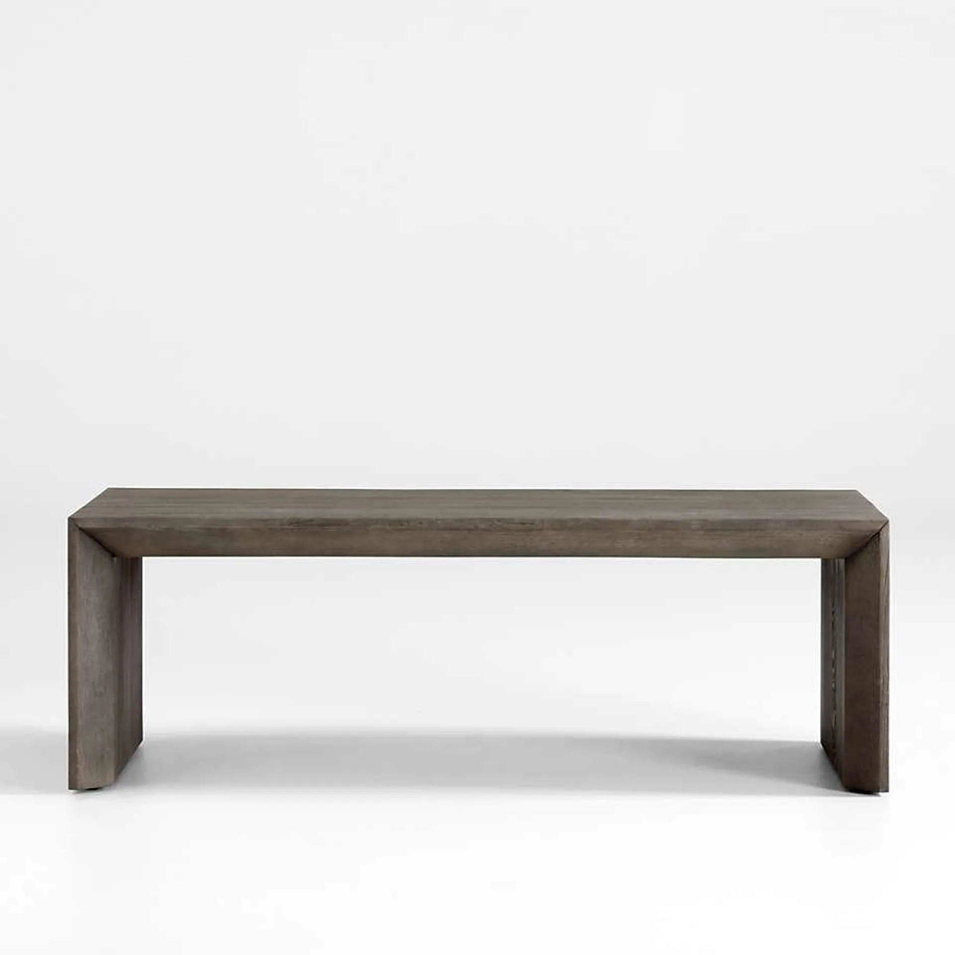 Baja Grey Oak Wood 54" Rectangular Coffee Table