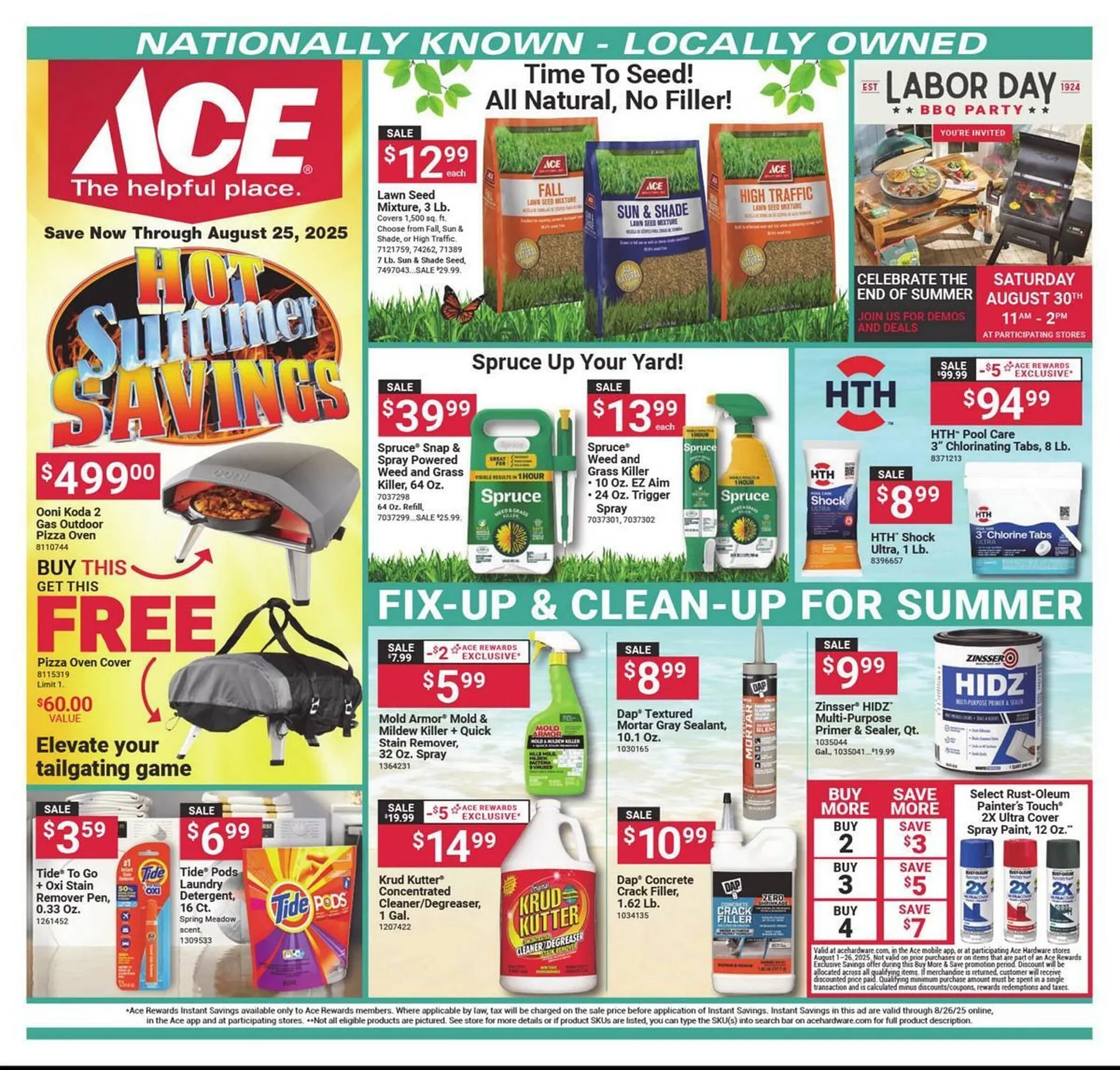 Weekly ad Ace Hardware Weekly Ad from August 12 to August 25 2025 - Page 1