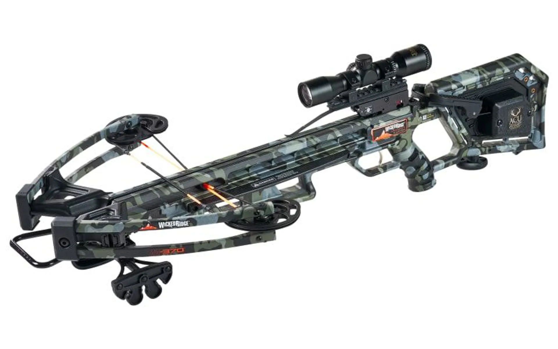 Wicked Ridge M-370 Crossbow Package with ACUdraw