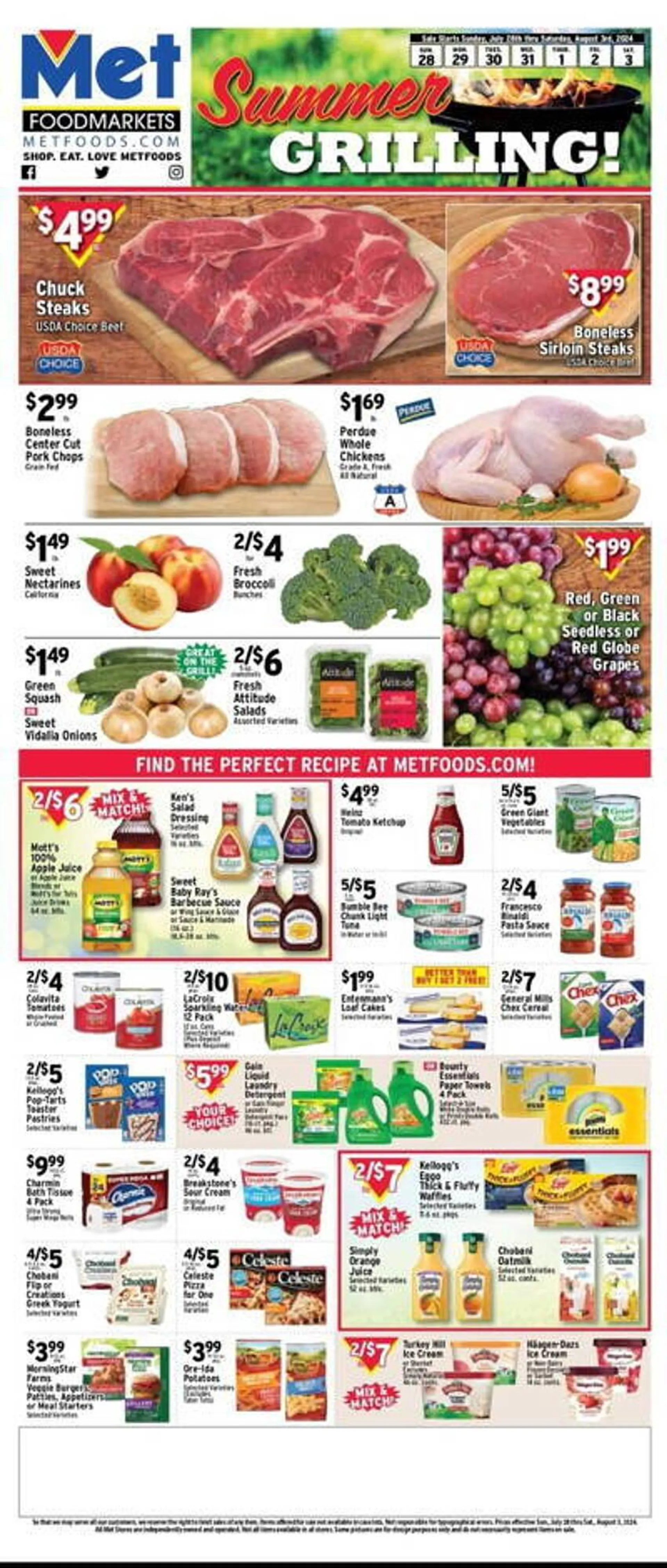 Met Foodmarkets Weekly Ad - 1