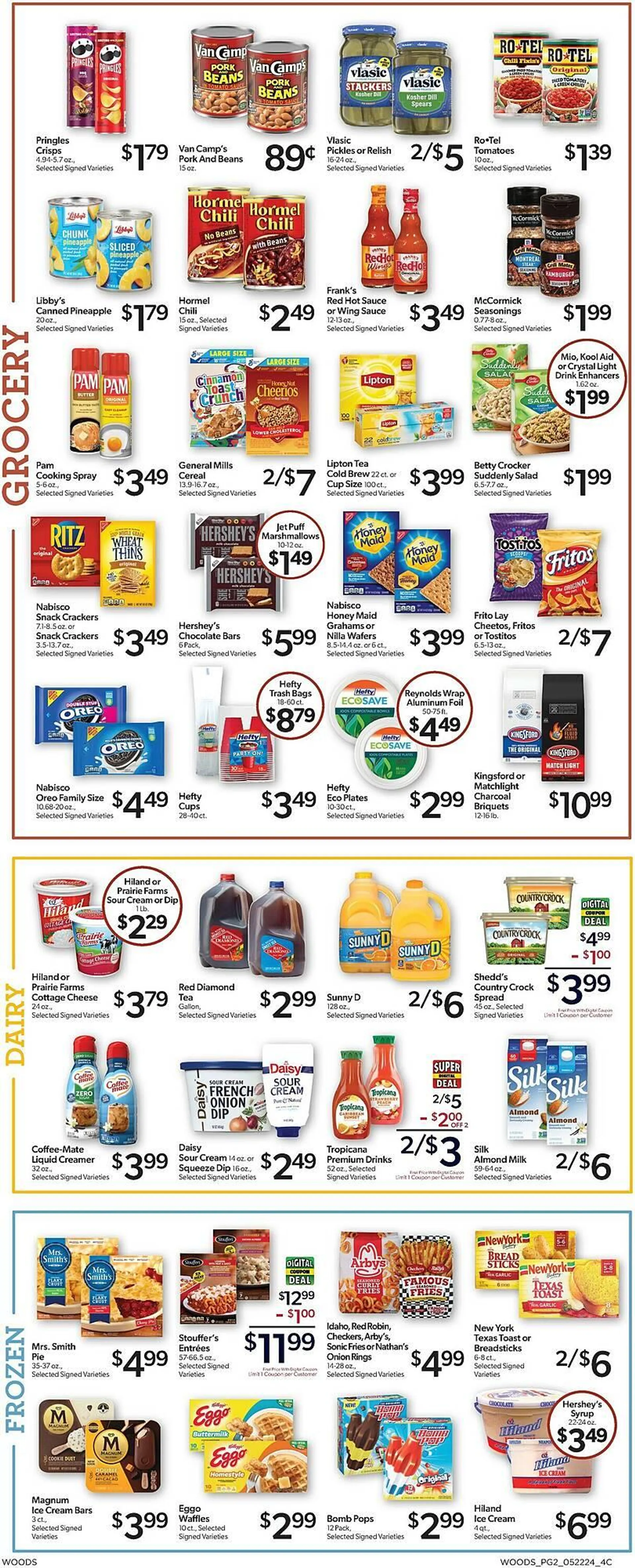 Weekly ad Woods Supermarket Weekly Ad from May 22 to May 28 2024 - Page 2