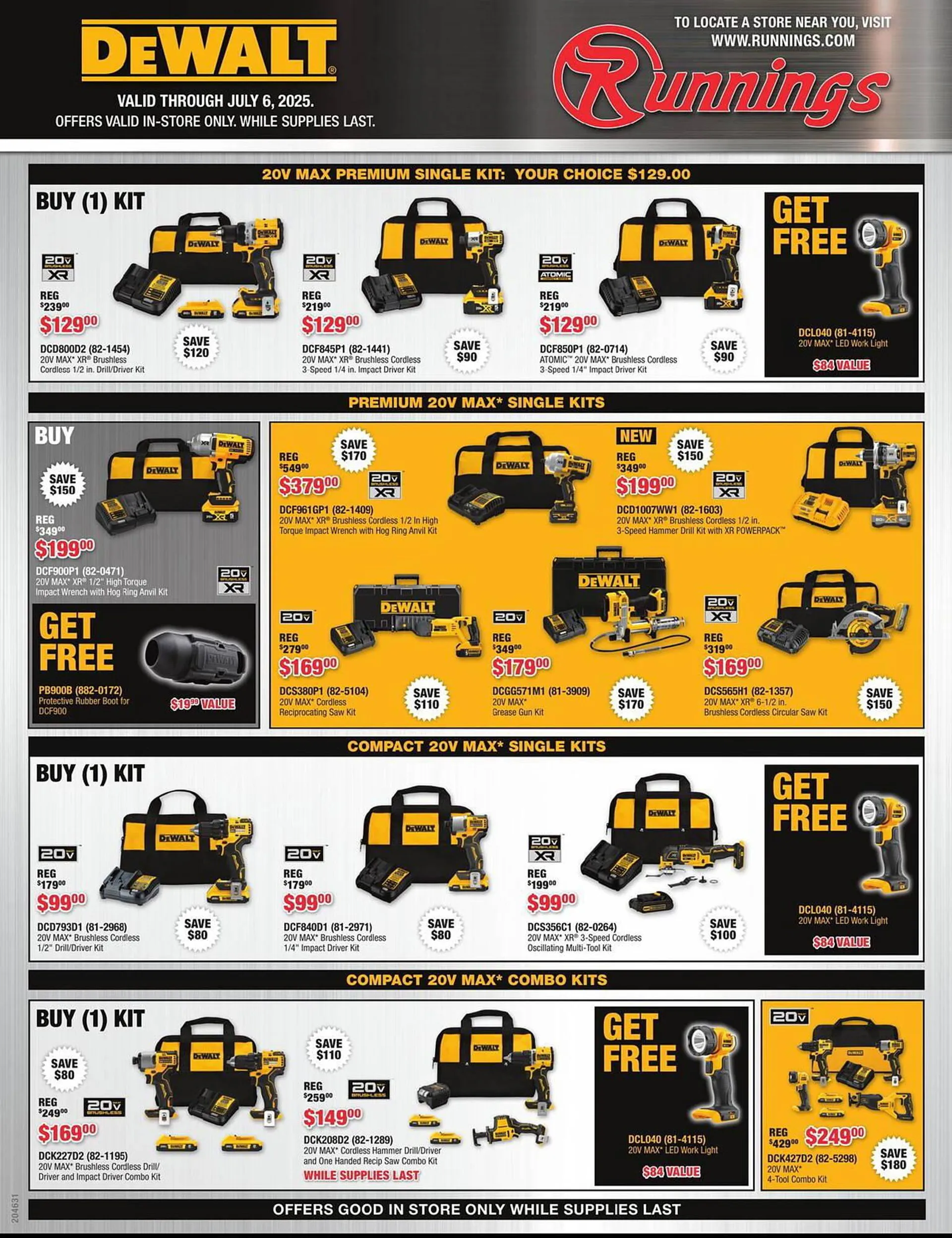 Runnings Weekly Ad - 1
