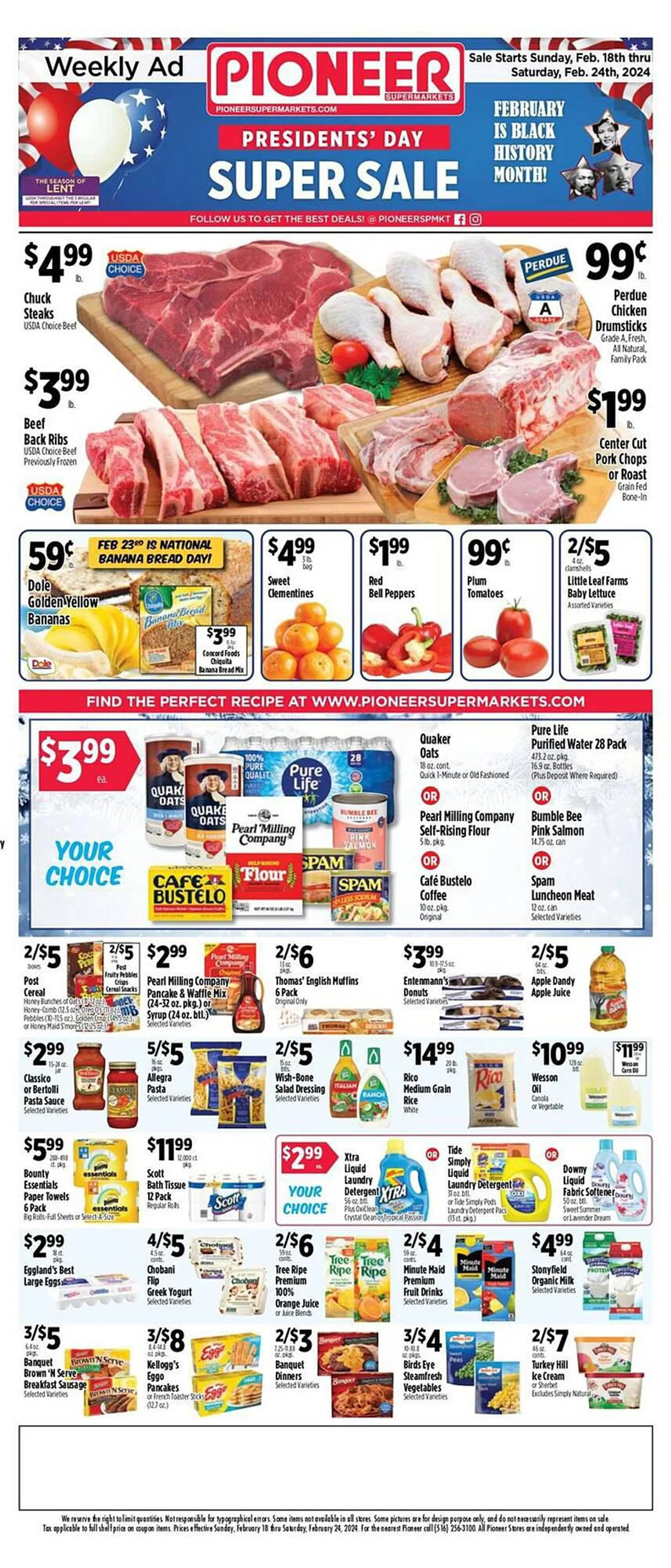 Weekly ad Pioneer Supermarkets Weekly Ad from February 19 to February 24 2024 - Page 