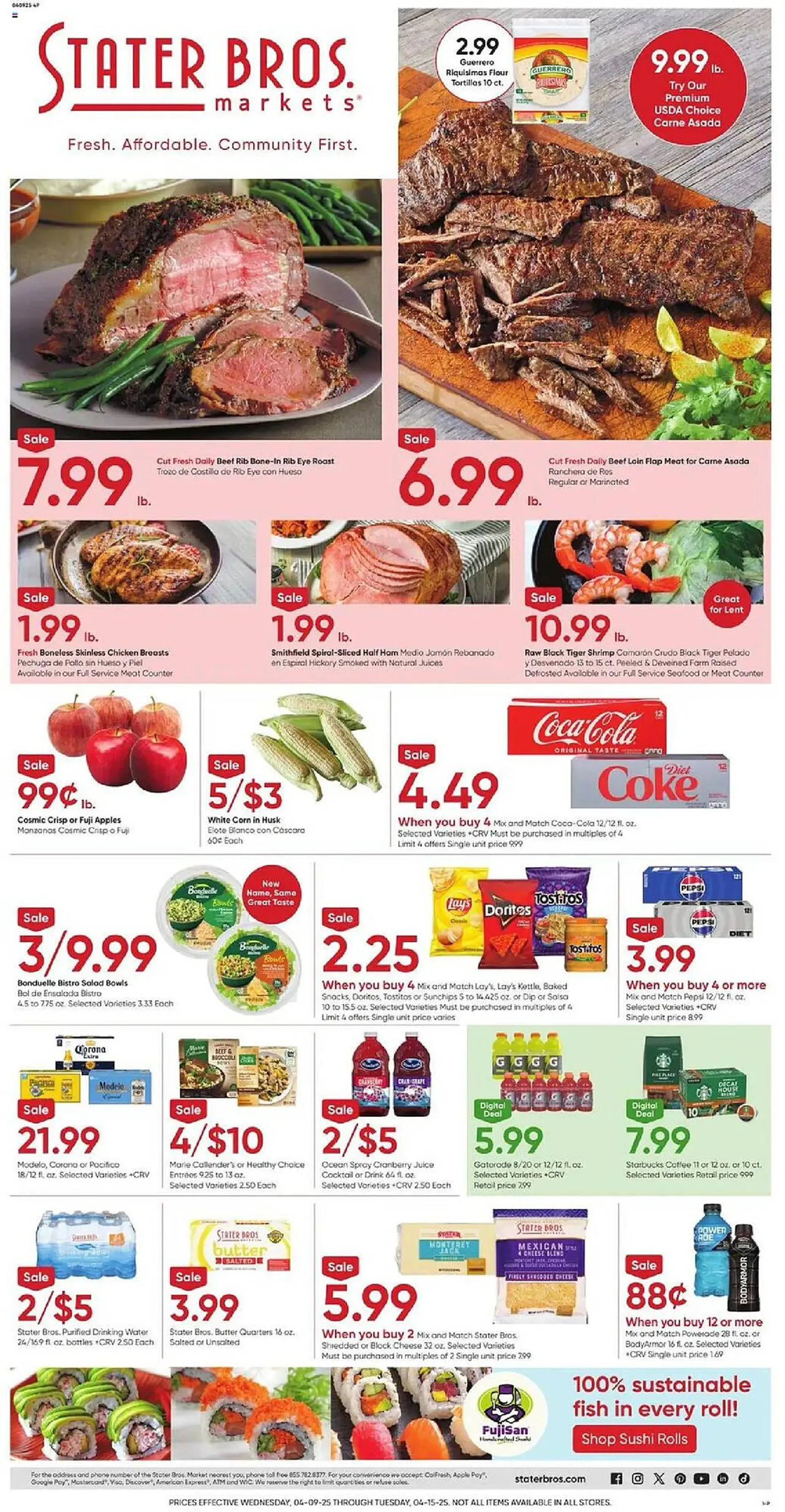 Stater Bros Weekly Ad - 1