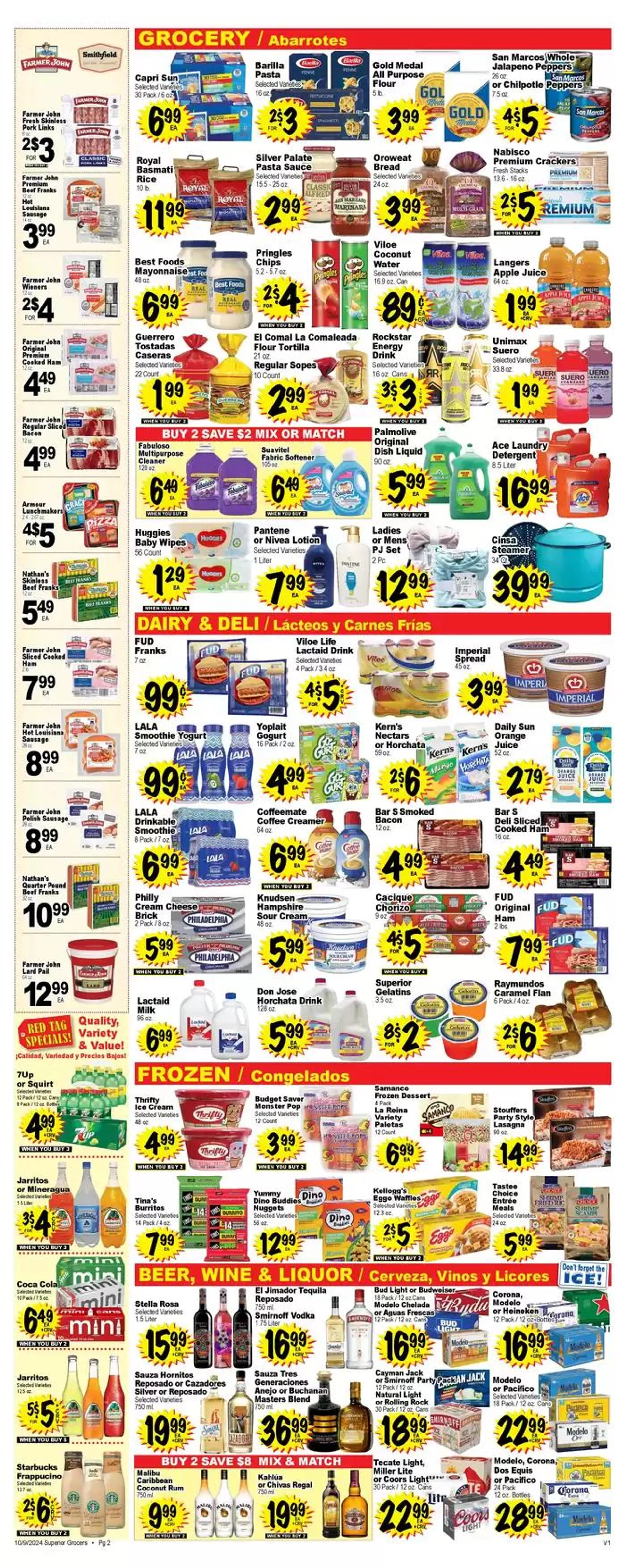 Weekly ad Weekly specials Superior Grocers from October 9 to October 15 2024 - Page 2