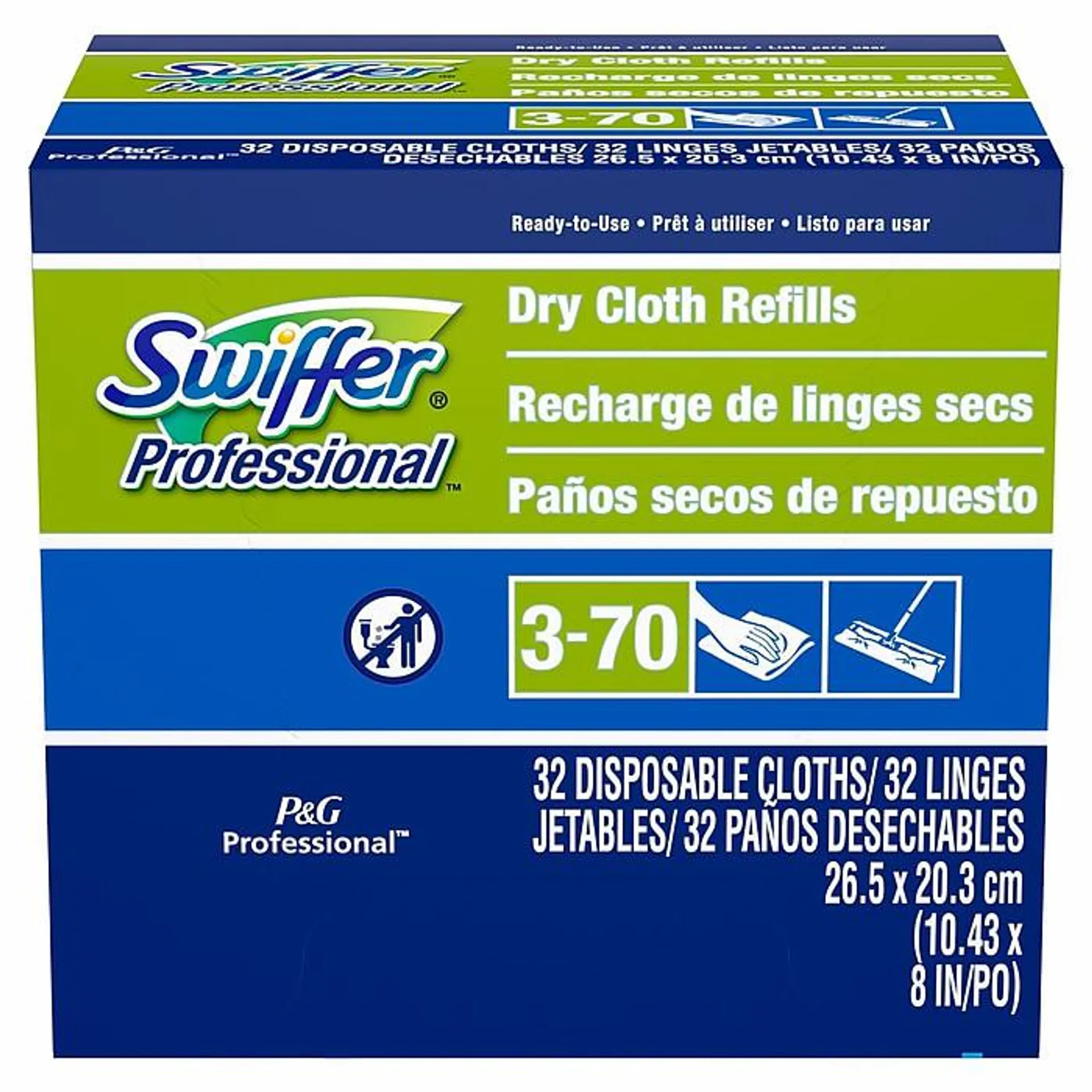 Swiffer Professional Duster Dry Cloth Sweeping Pad Refills for Swiffer Sweeper,