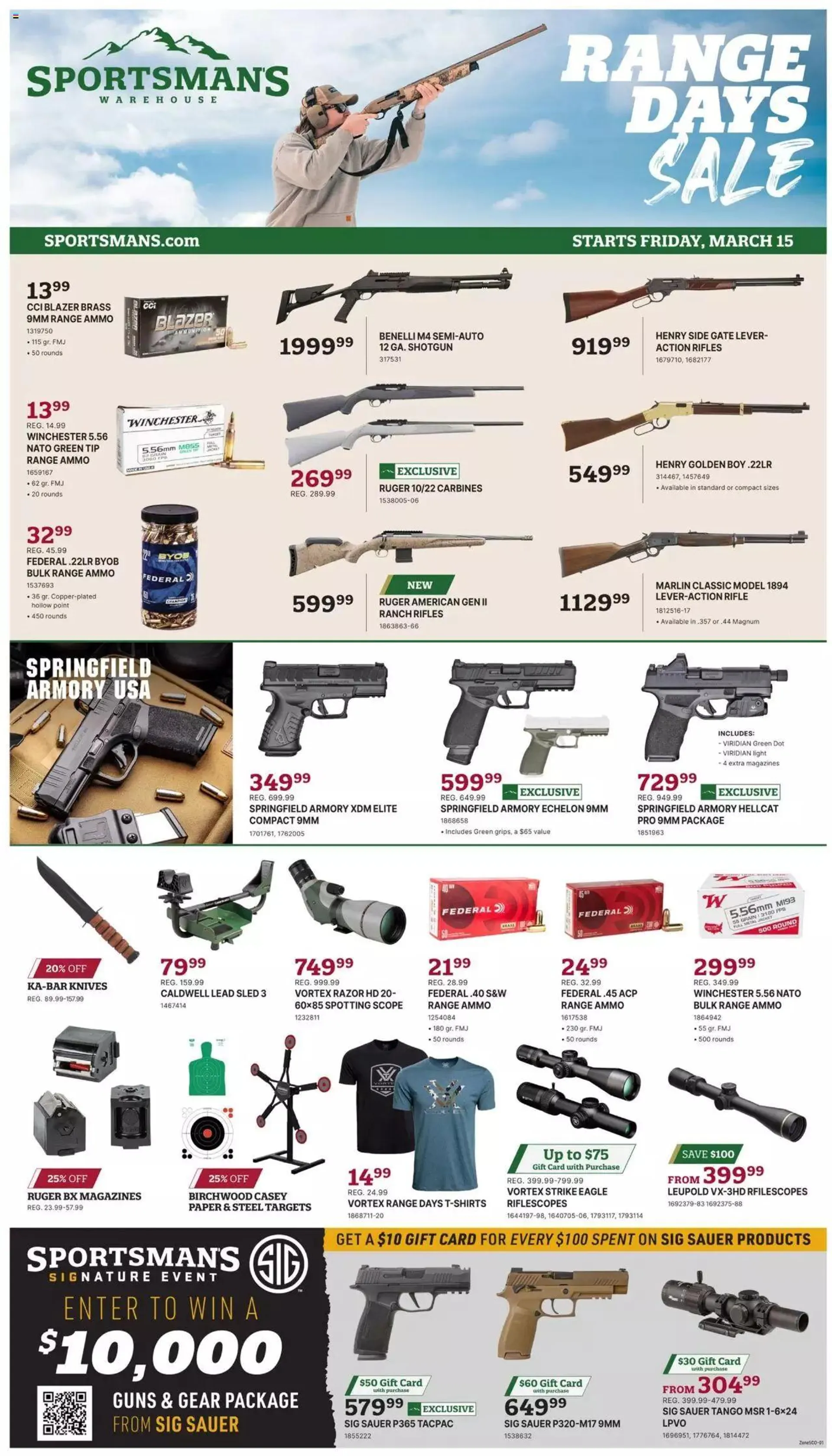 Weekly ad Sportsmans Warehouse - circular - CO from March 15 to March 31 2024 - Page 