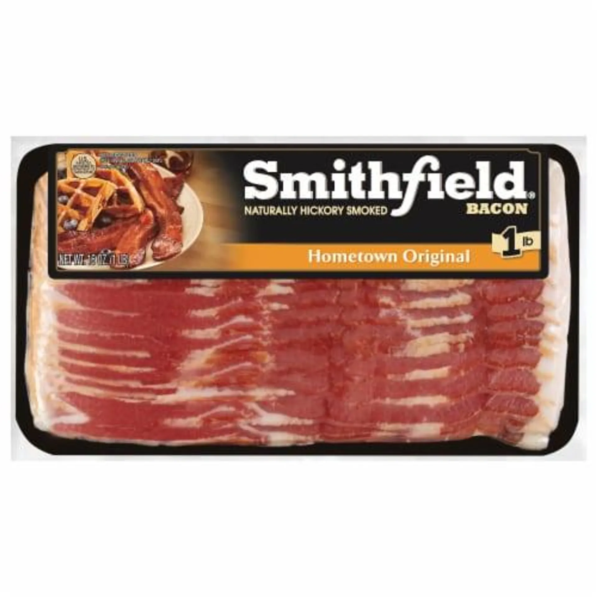 Smithfield® Naturally Hickory Smoked Hometown Original Sliced Bacon