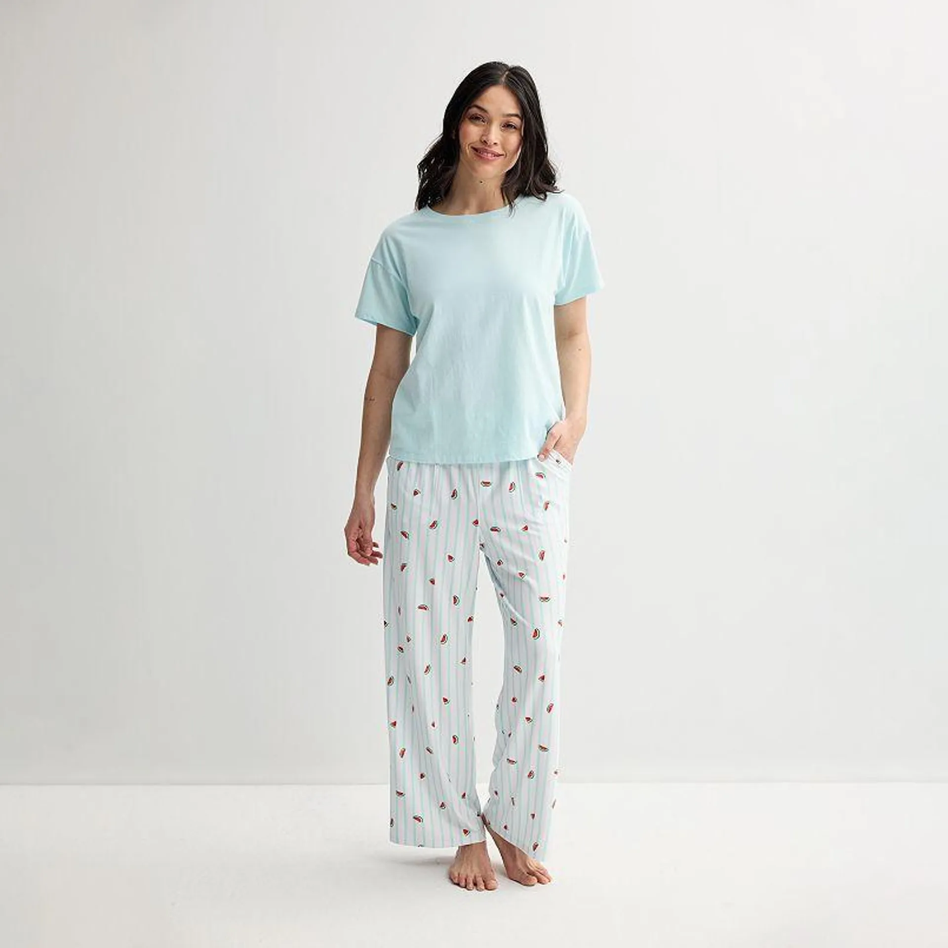 Women's Sonoma Goods For Life® 2-pc. Mom's Day Pajama Top & Pajama Bottoms Set