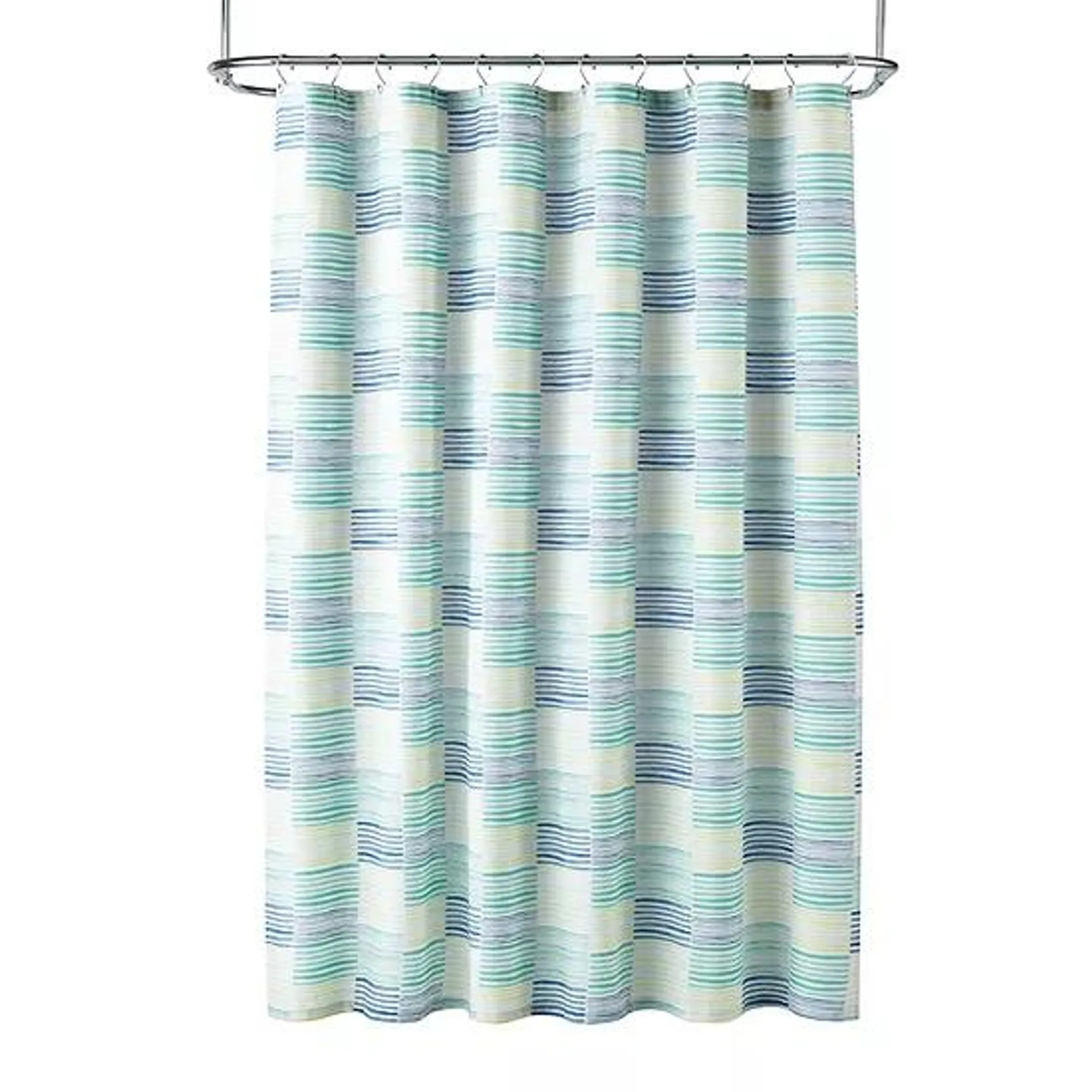 Home Expressions Watercolor Check Shower Curtain