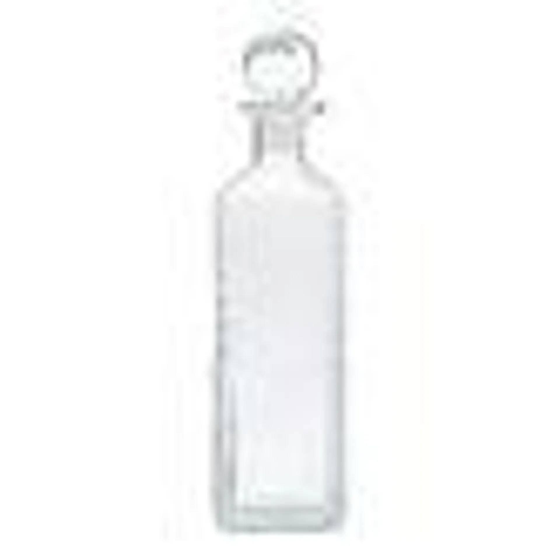 Carlton Embossed Blown Glass Decanter