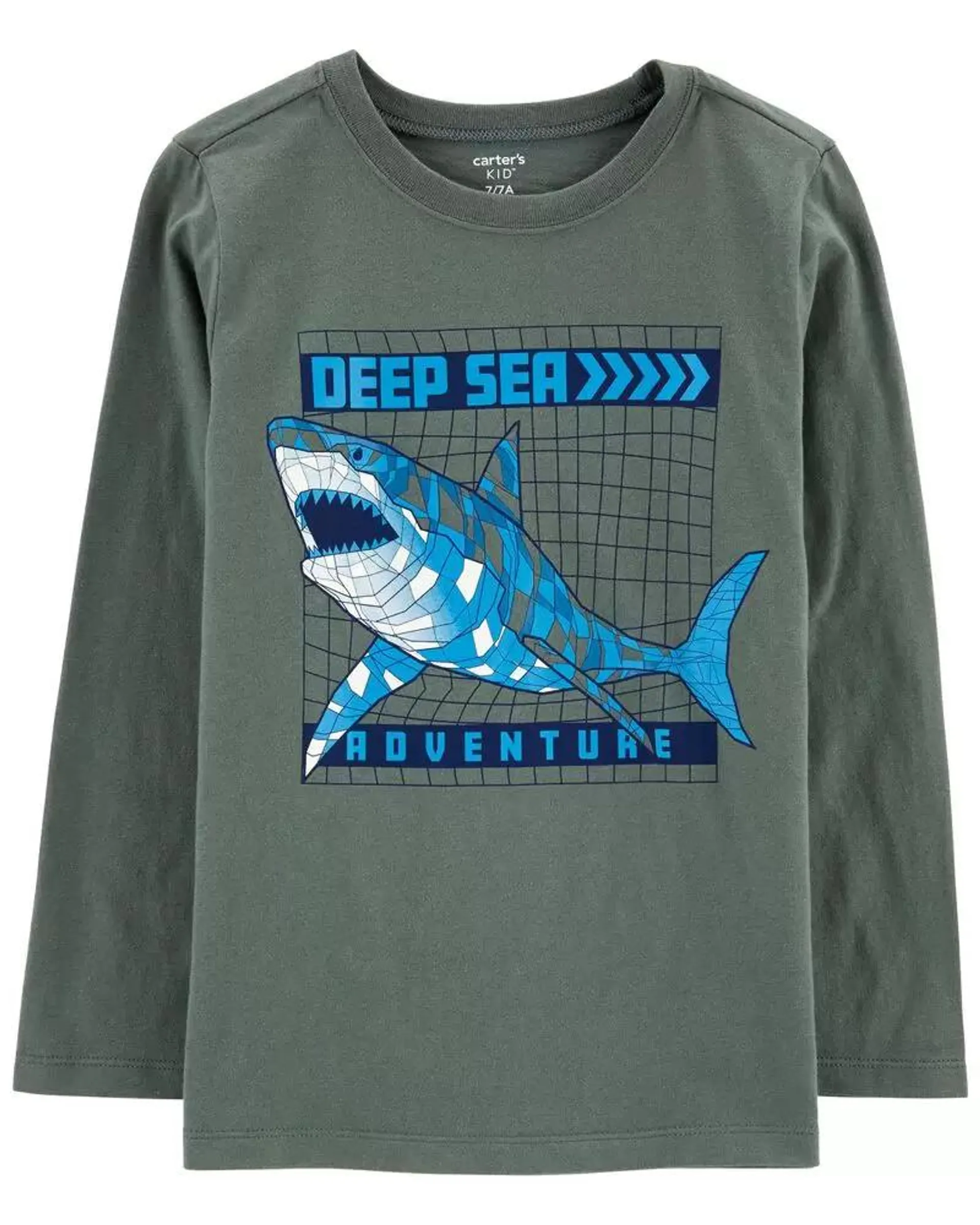 Kid Deep Sea Adventure Shark Jersey Tee