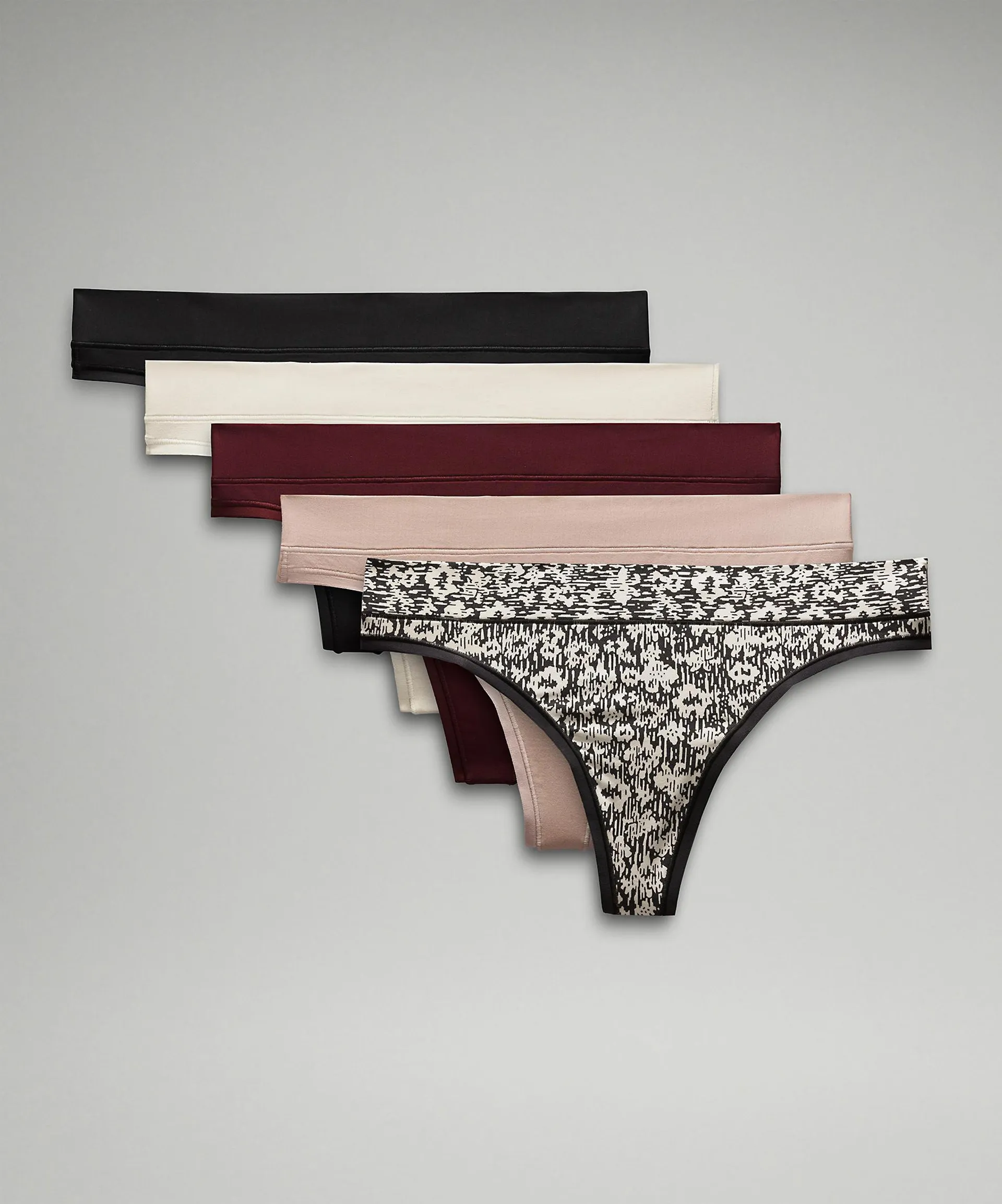 UnderEase Mid-Rise Thong Underwear