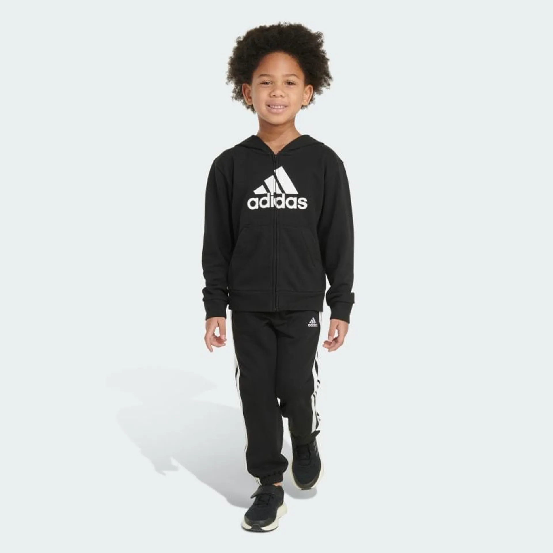 Hooded French Terry Jacket Set Kids