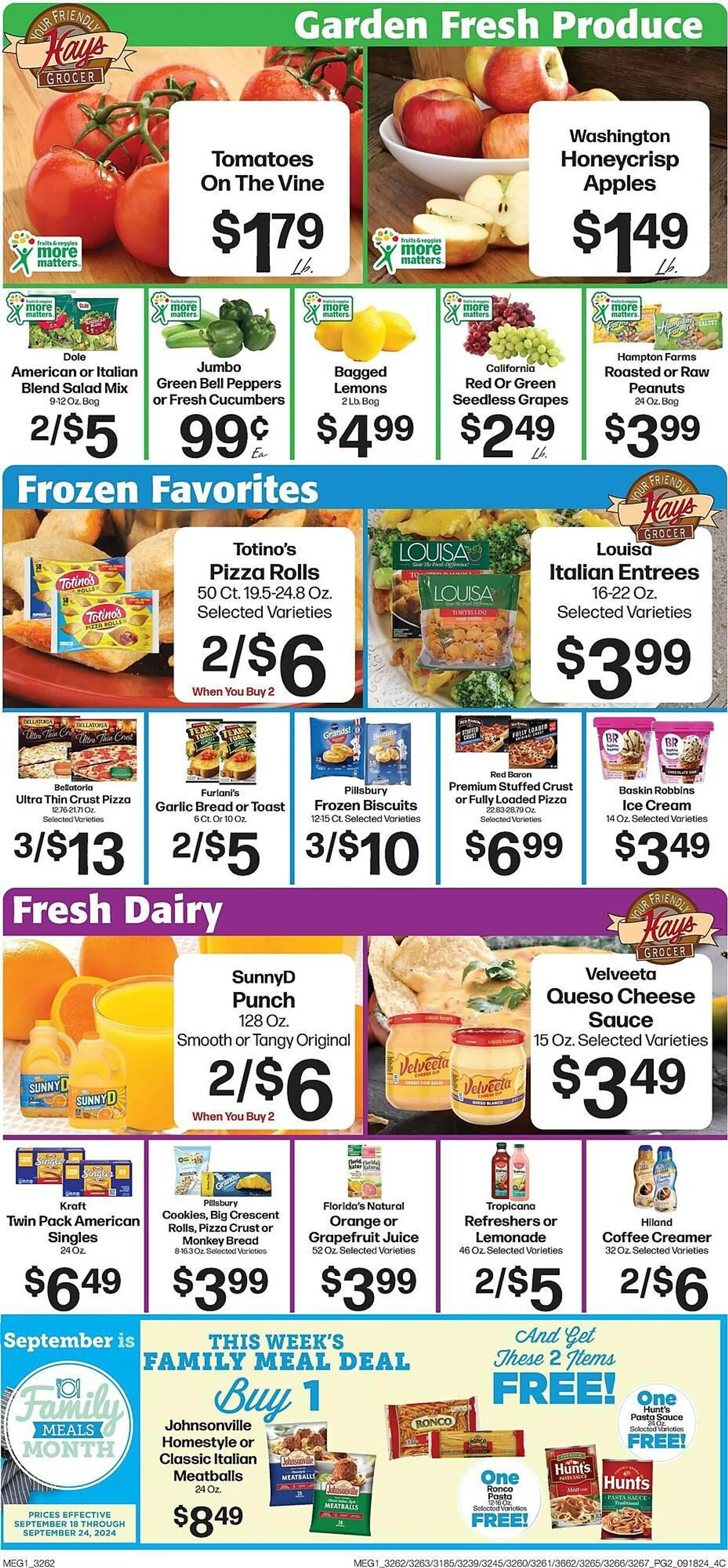 Weekly ad Hays Supermarket Weekly Ad from September 18 to September 24 2024 - Page 2