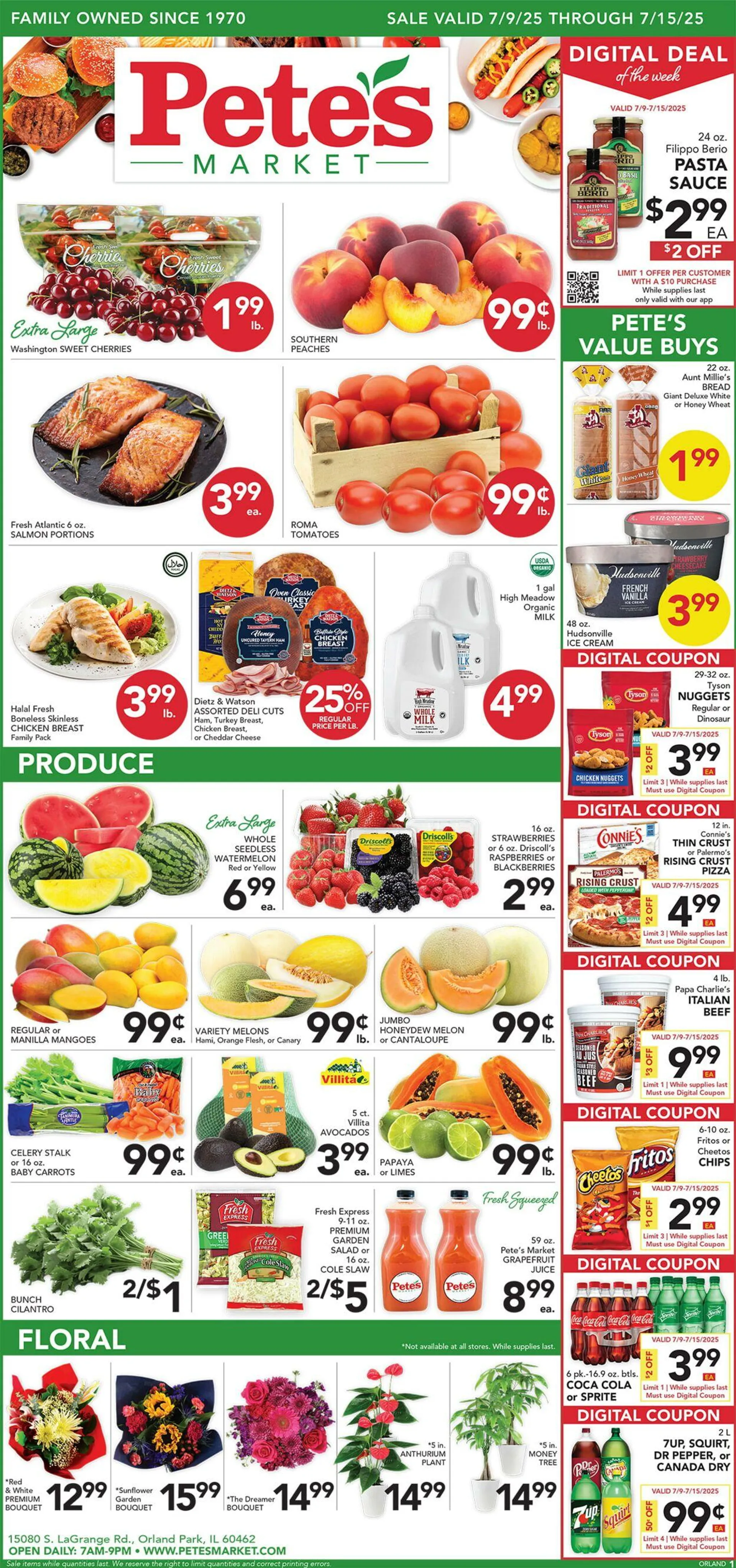 Weekly ad Pete's Fresh Market Current weekly ad from July 2 to July 8 2025 - Page 1