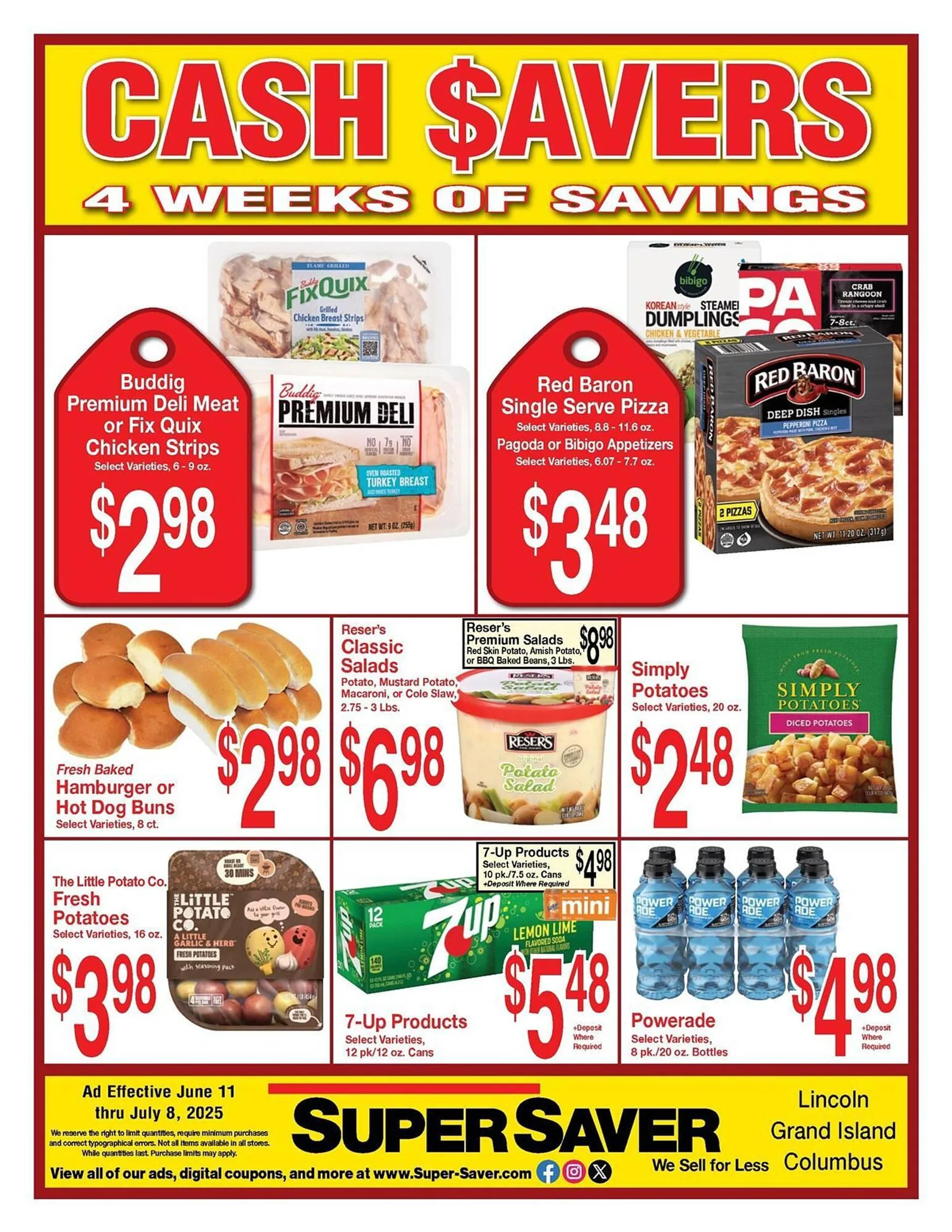 Weekly ad Super Saver Weekly Ad from June 11 to July 8 2025 - Page 1