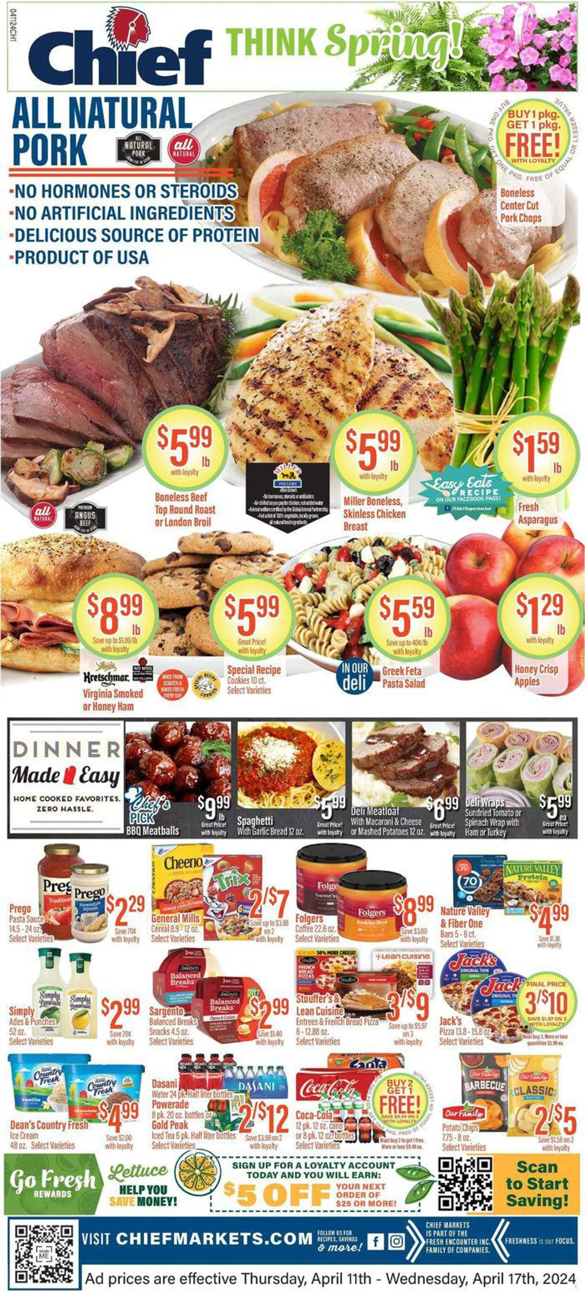 Weekly ad Think Spring from April 11 to April 17 2024 - Page 